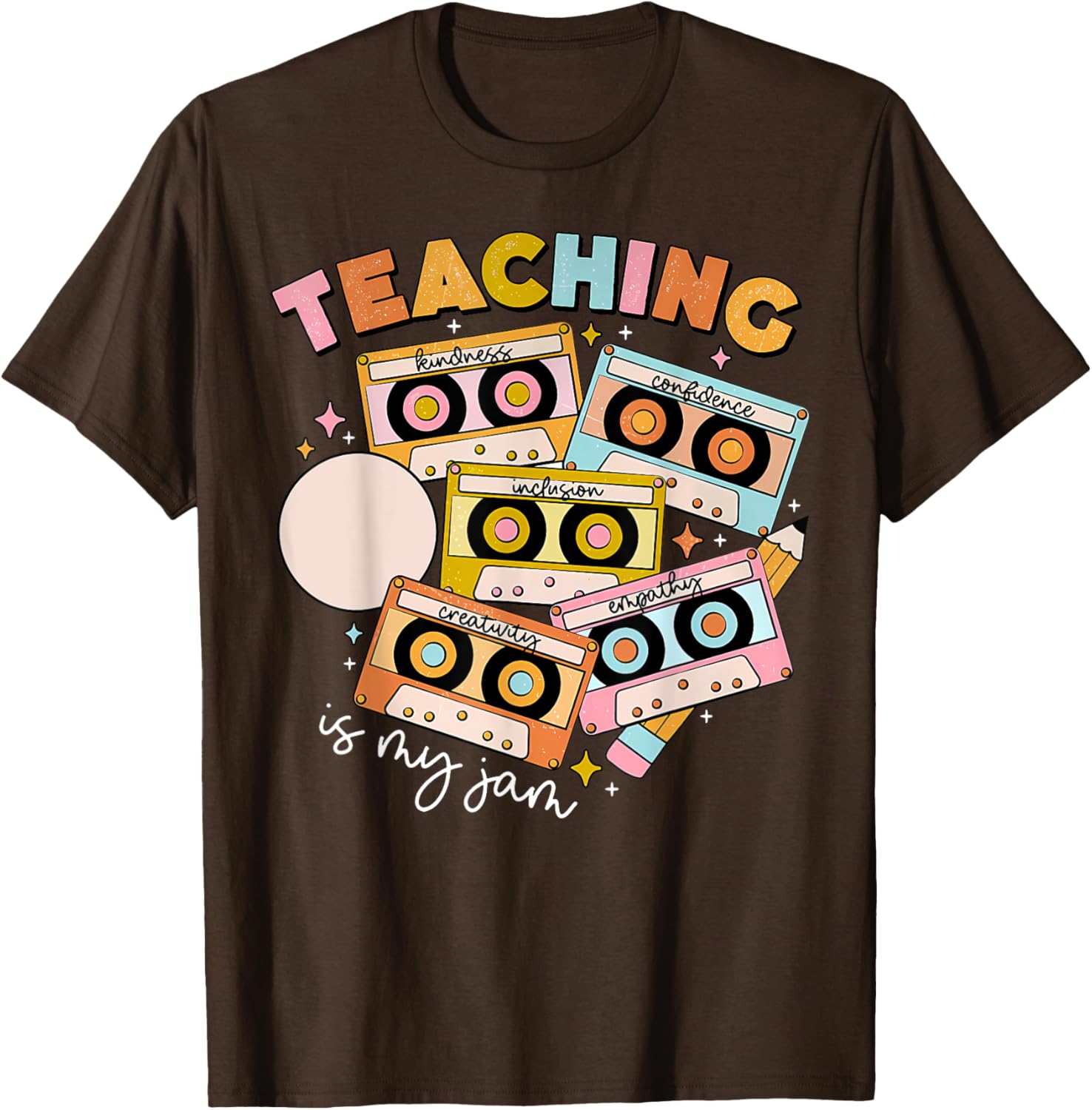 Vintage 90s Cassette Tape Music Teacher T-Shirt - Teaching Is My Jam - 9