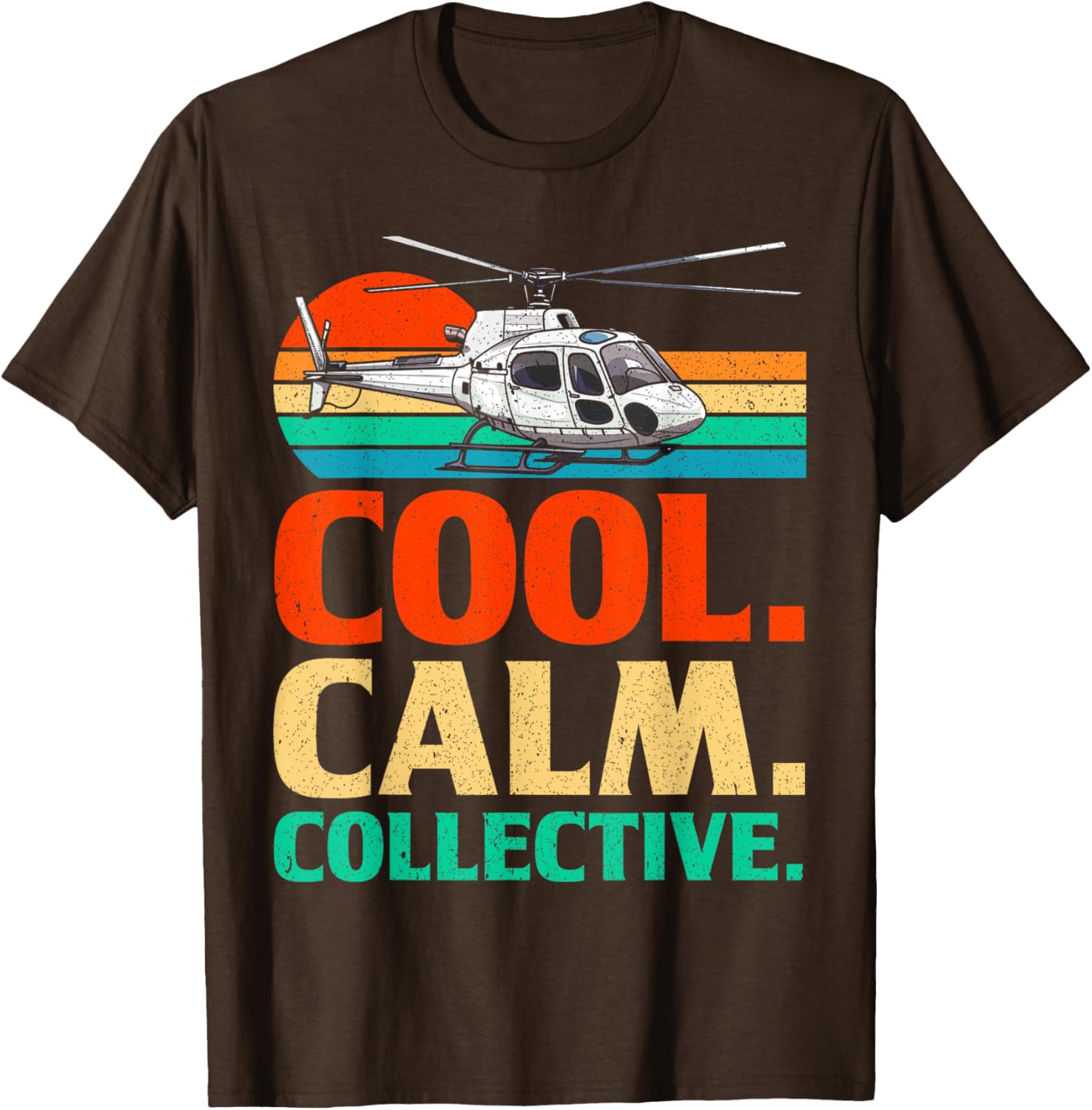 Vintage Helicopter Pilot T-Shirt for Aviation Enthusiasts - Calm Collective - 7