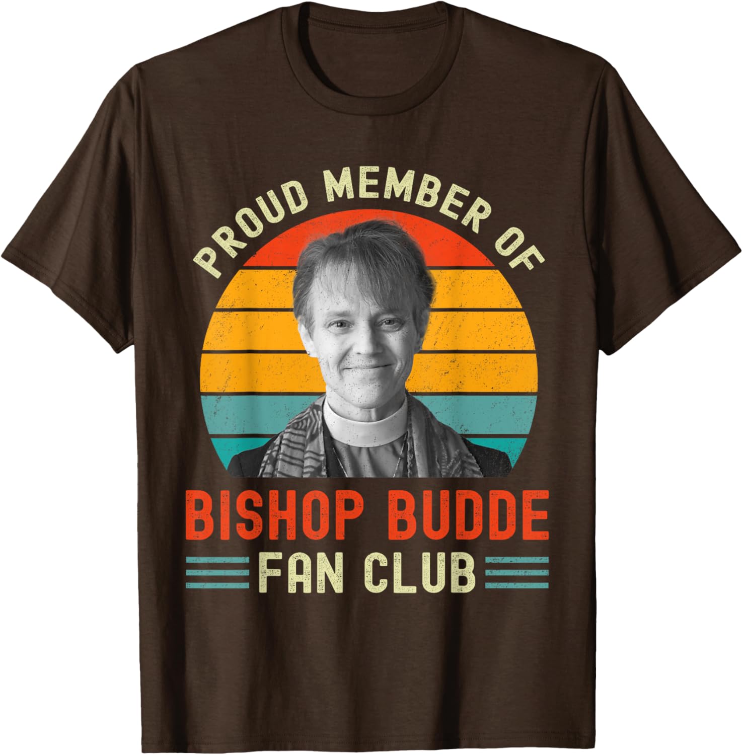 Proud Member of Bishop Budde Fan Club Vintage US Flag T-Shirt - 23