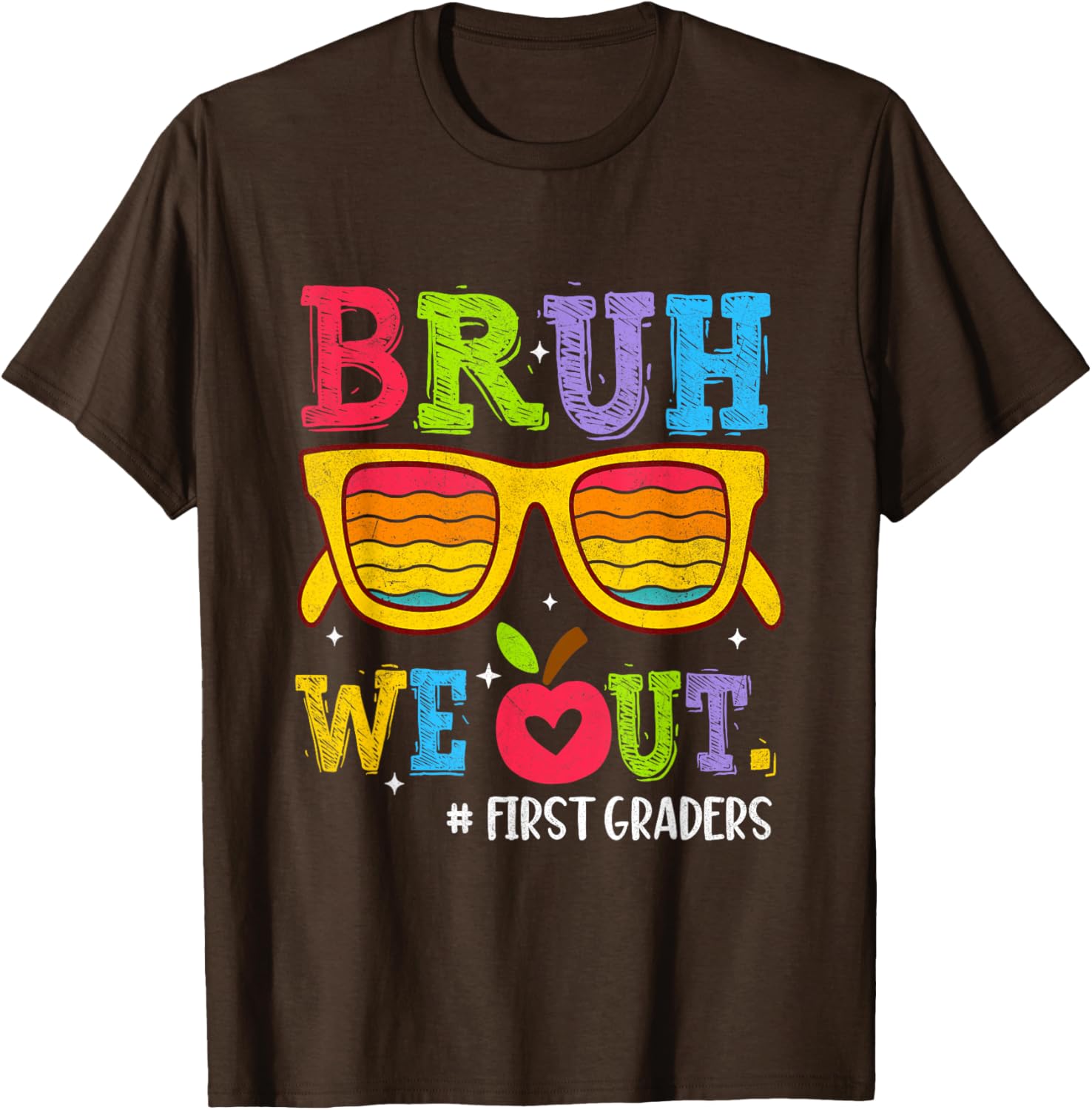 Bruh We Out First Graders Graduation T-Shirt Perfect for 1st Grade Celebrate - 7