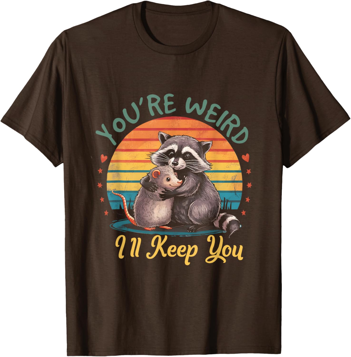 Celebrate Your Weirdness with Our Fun You Are Weird I'll Keep You T-Shirt - 14