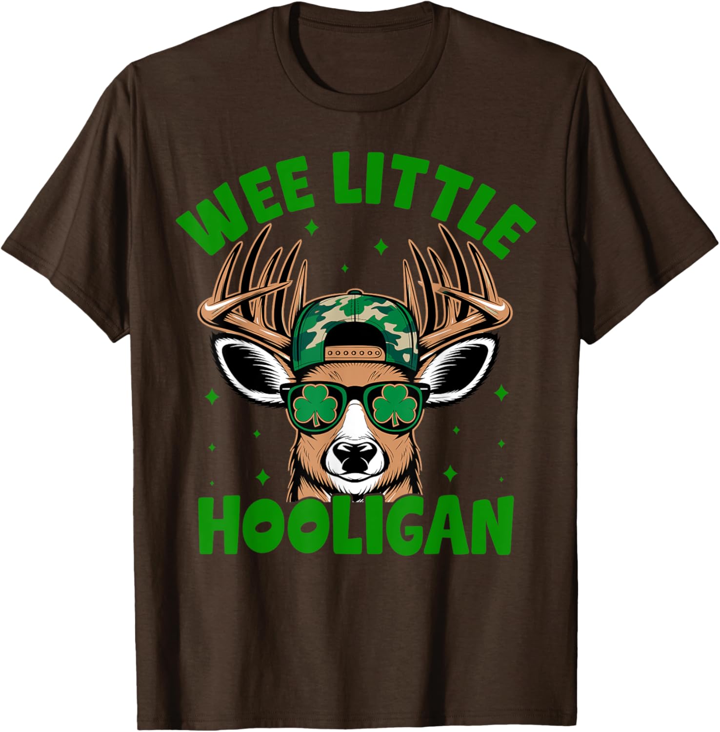 Bucked Wee Little Hooligan St Patrick's Day T-Shirt for Kids - 12