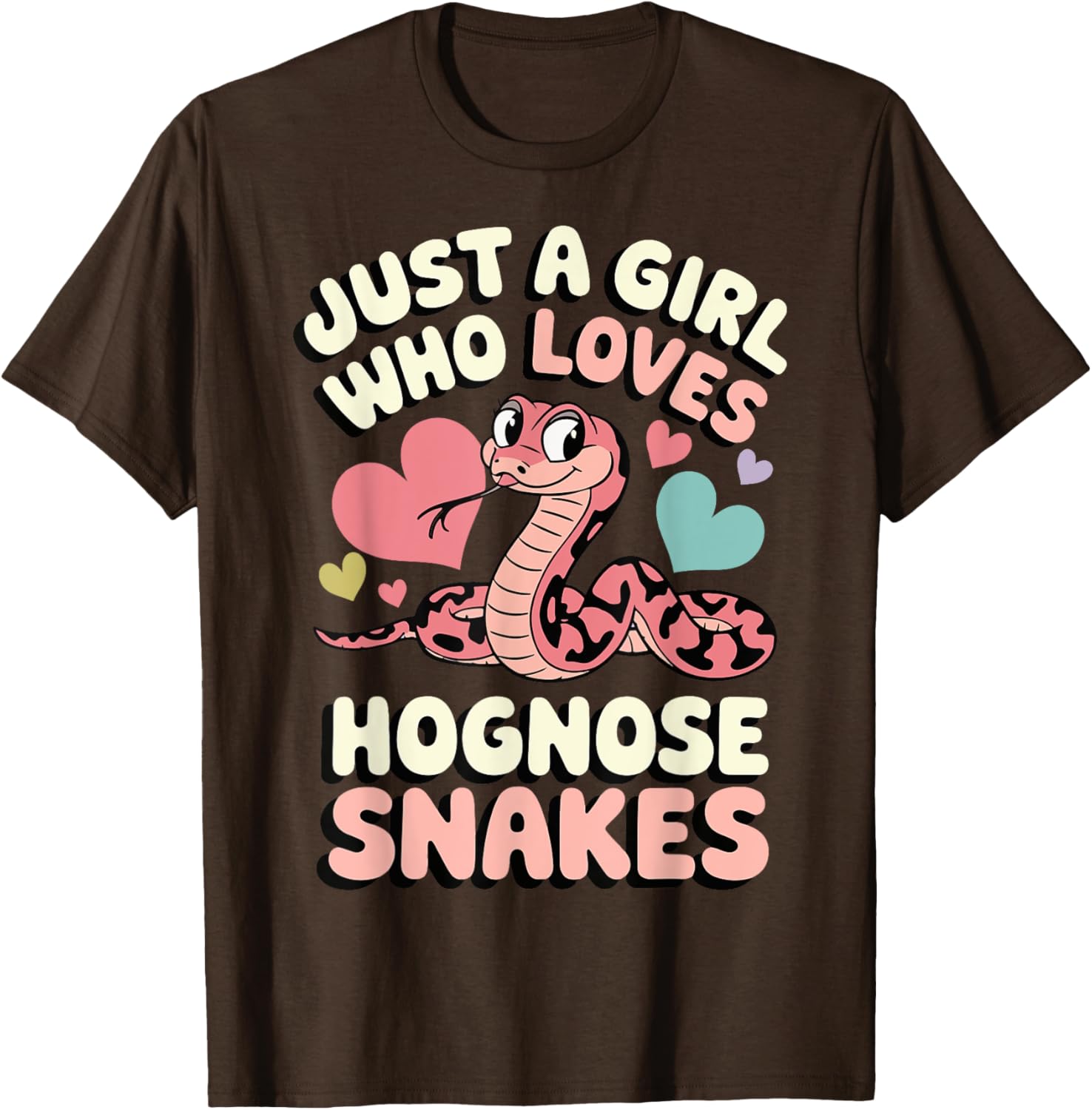 Just A Girl Who Loves Hognose Snakes Fun T-Shirt for Snake Enthusiasts - 19