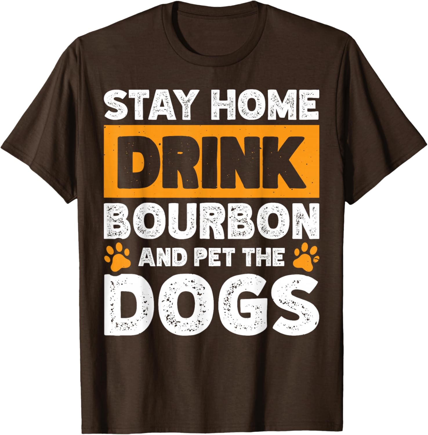 Fun Bourbon Lover T-Shirt for Dog Enthusiasts Stay Home Comfortable Wear - 9