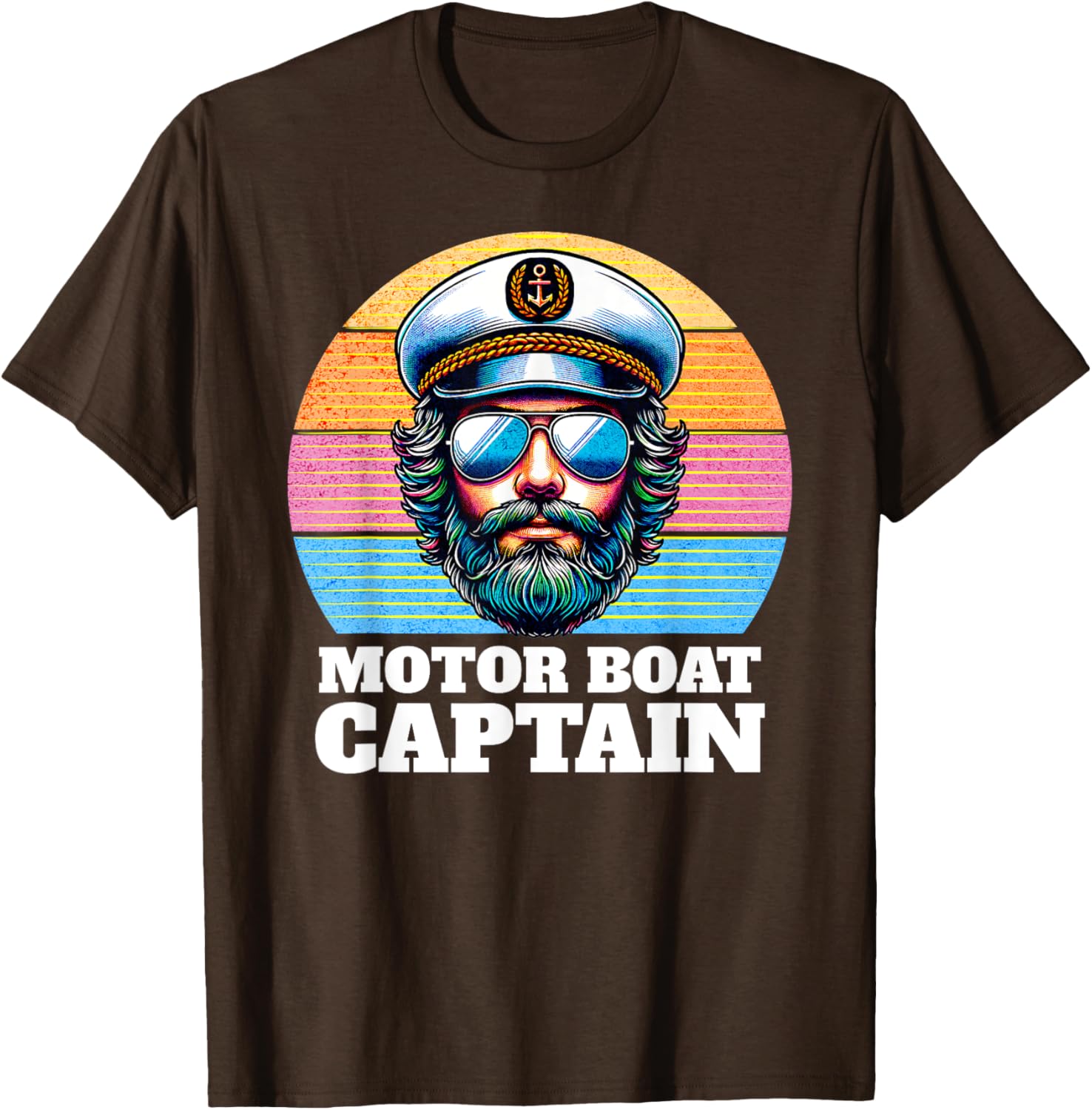 Funny Motor Boat Captain T-Shirt for Men and Women, Nautical Humor Apparel - 13