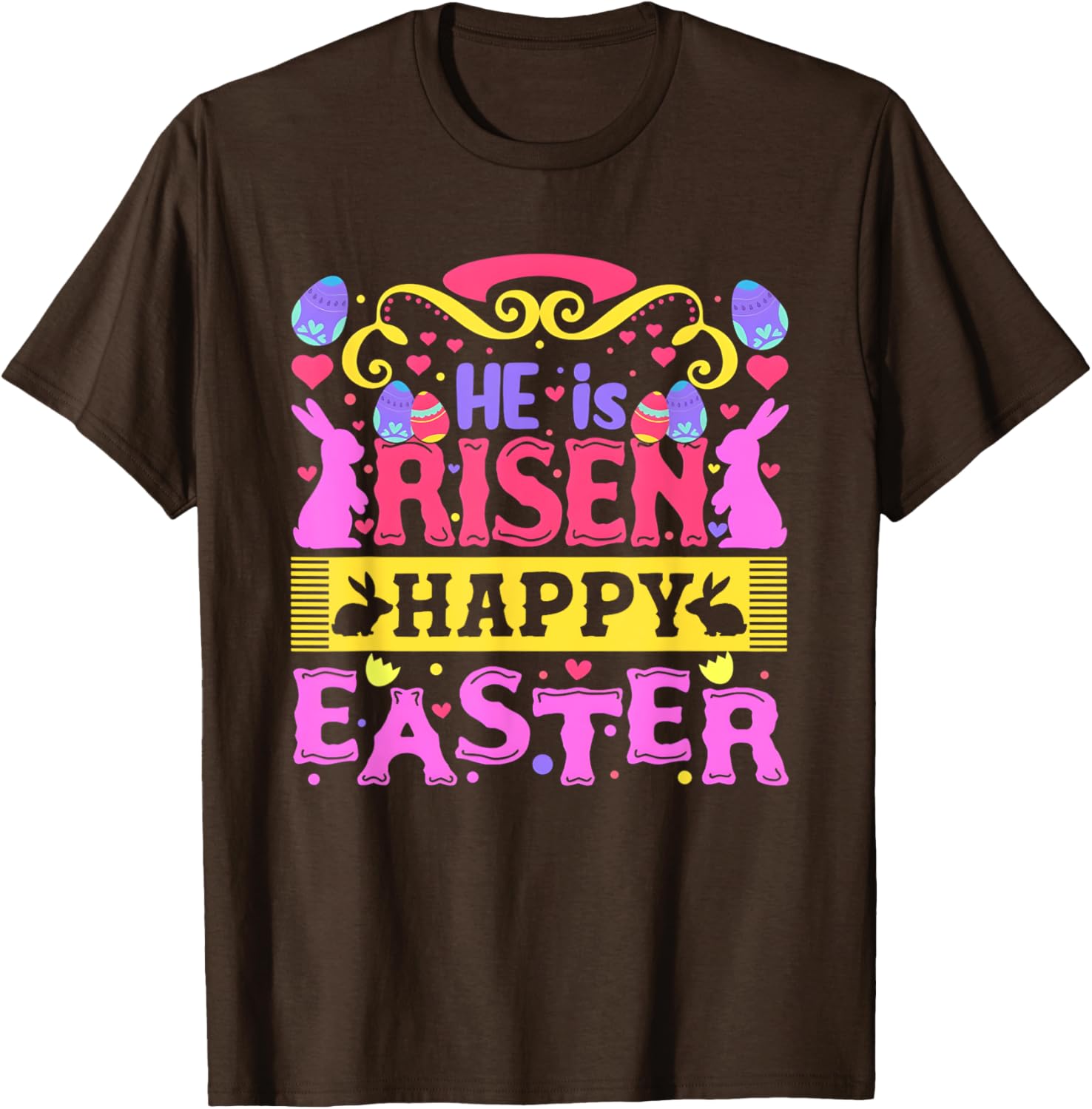 He Is Risen Happy Easter Women's T-Shirt for Joyful Celebrations - 5