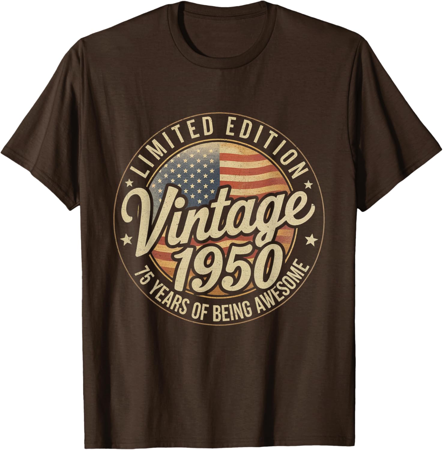 Vintage 1950 75th Birthday T-Shirt for Men and Women Stylish Gift - 5
