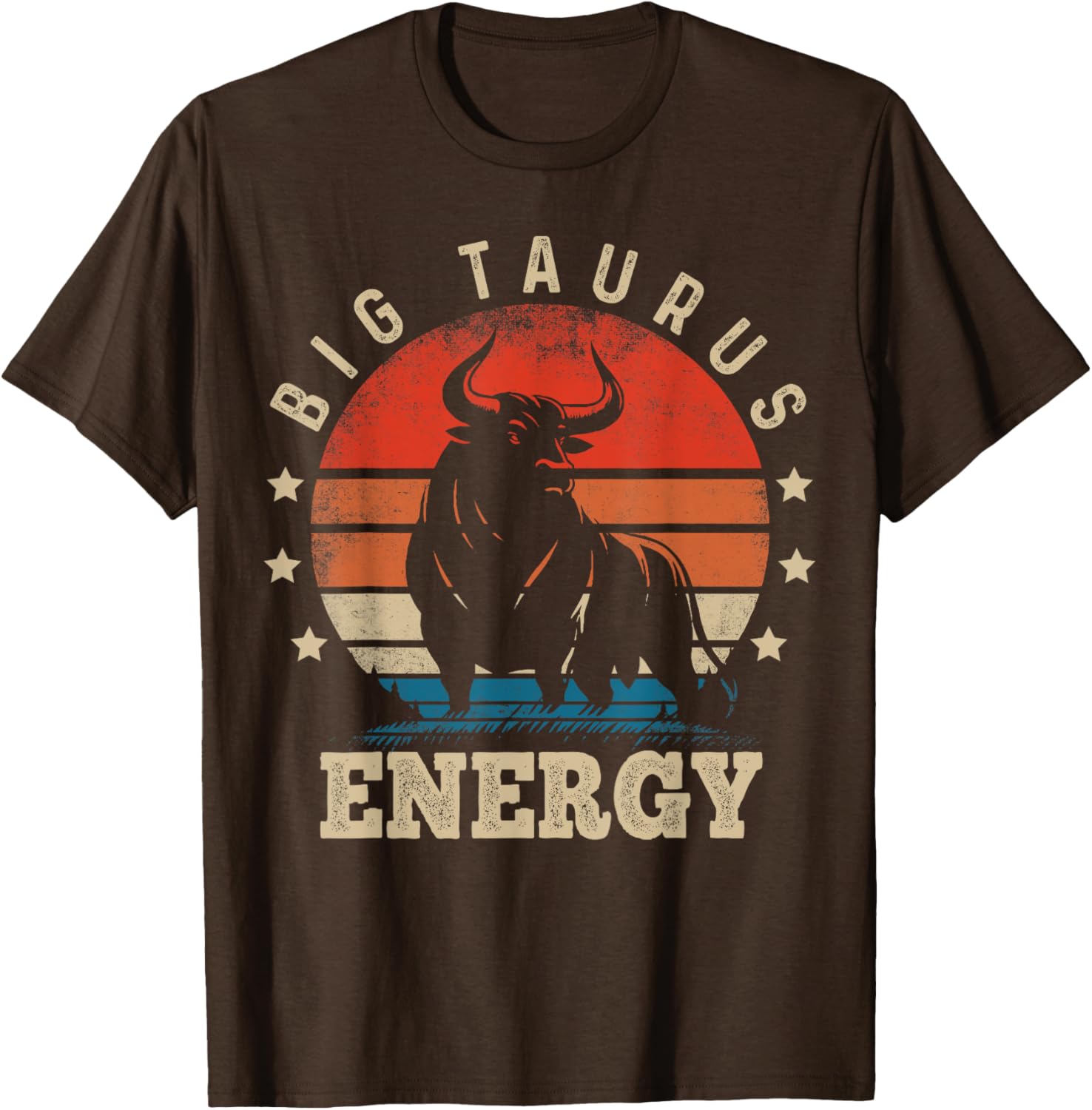 Big Taurus Energy Zodiac T-Shirt for April May Birthdays - 9