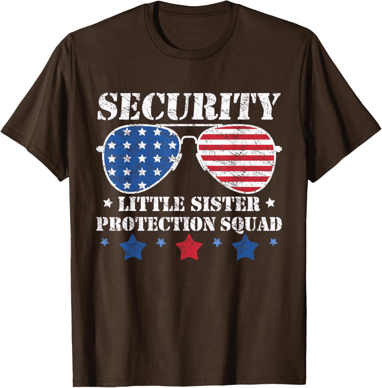 Funny Boys Brother T-Shirt Security Little Sister Protection Squad Gear - 11