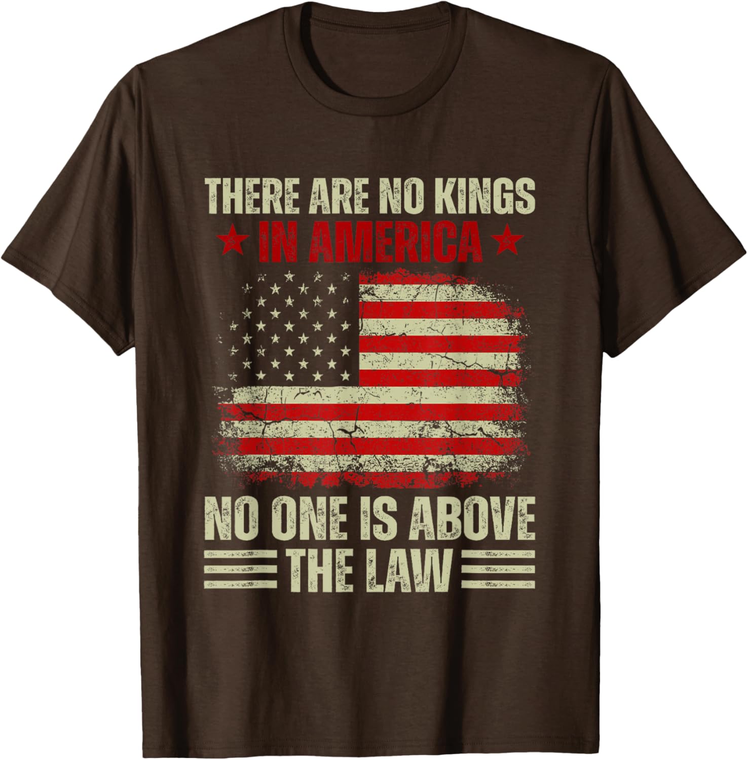 No Kings In America T-Shirt – Law and Justice Graphic Tee for Everyone - 19
