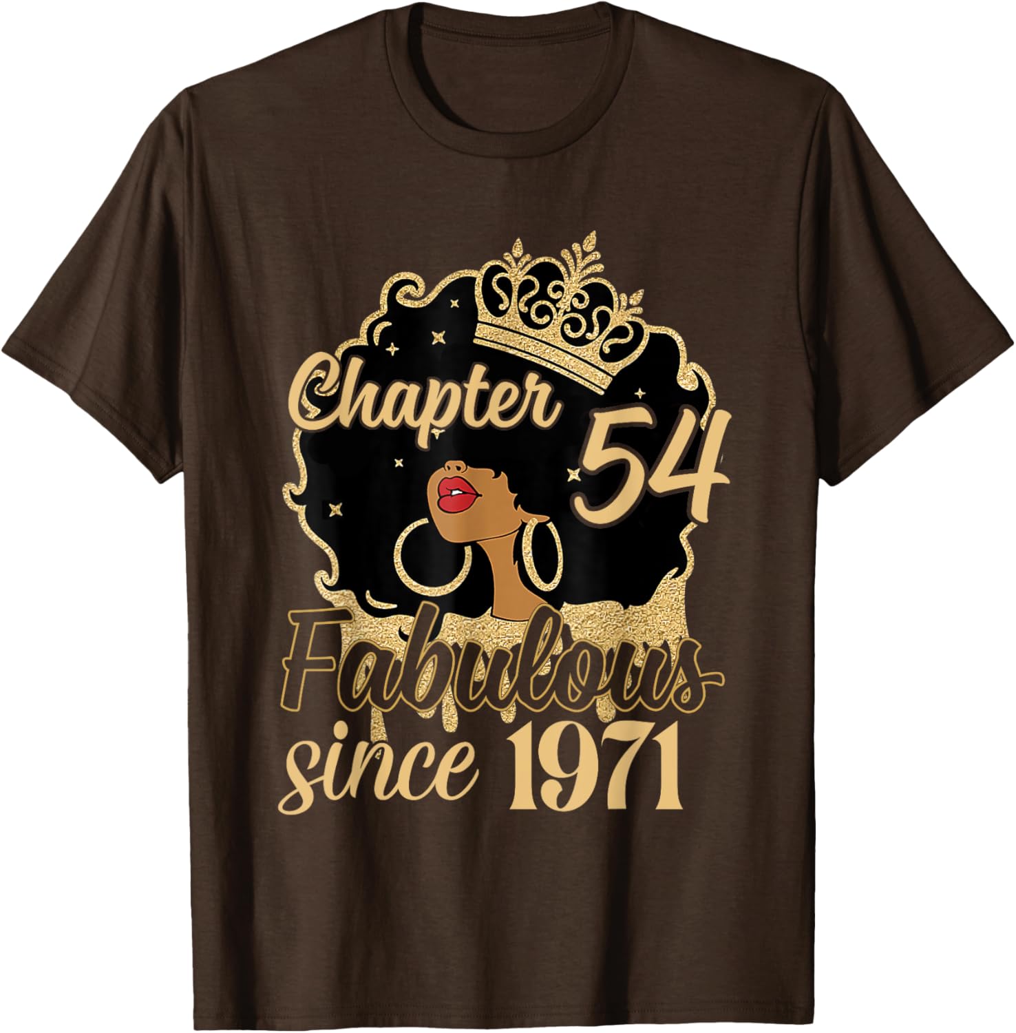 Fabulous Since 1971 54th Birthday T-Shirt for Women and Girls - 4
