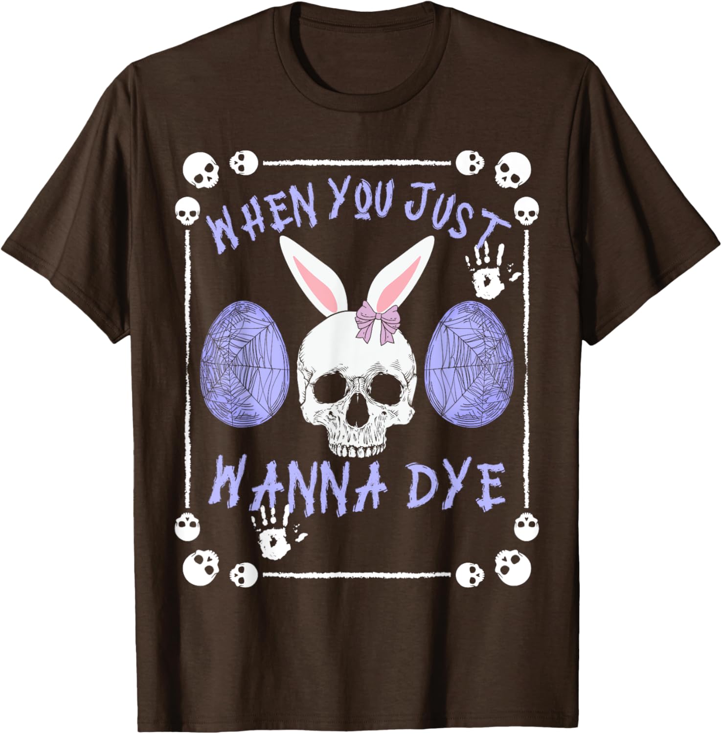 Fun Dye Skeleton Easter Eggs T-Shirt for Colorful Spring Celebrations - 5