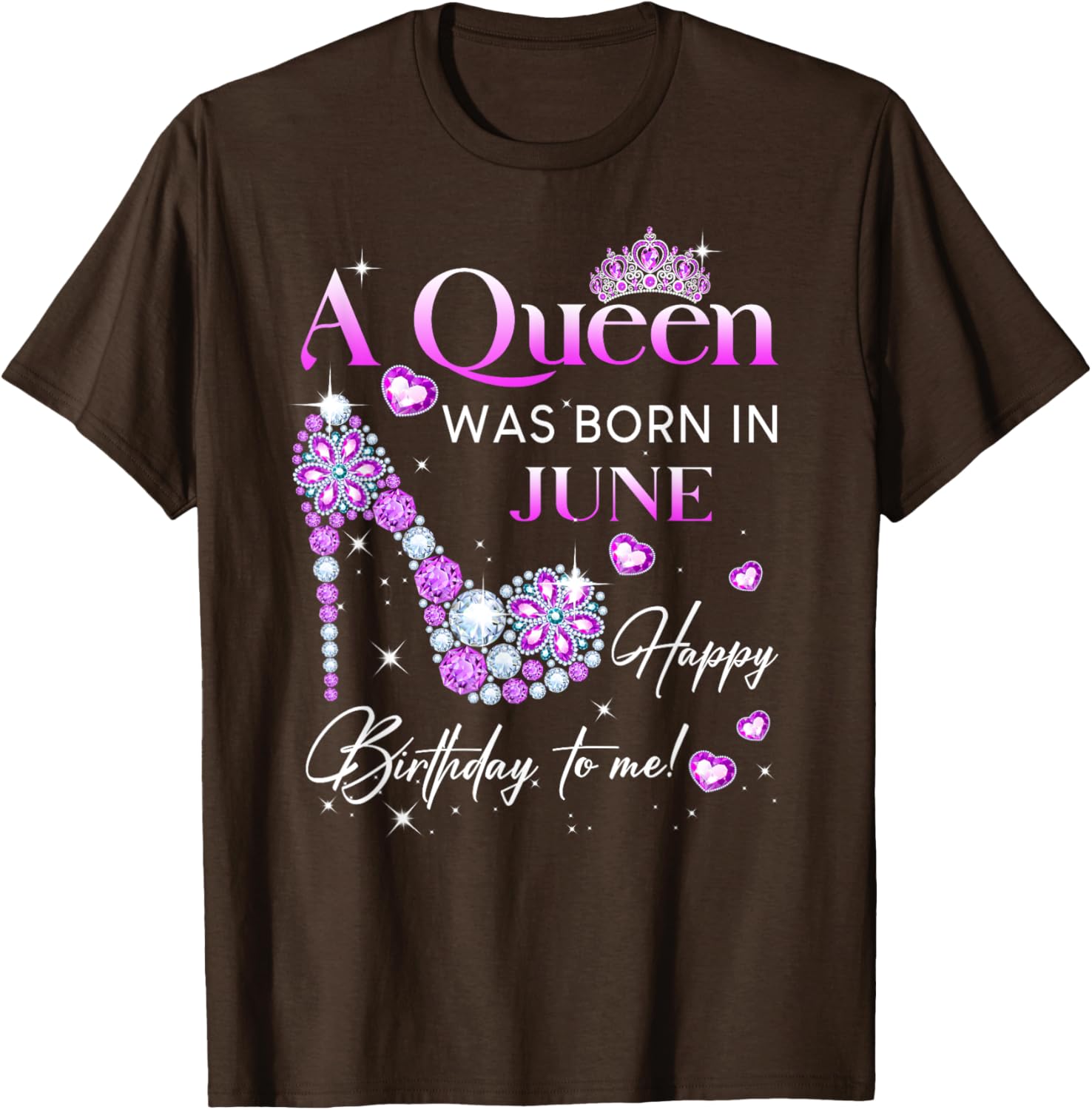 Queen Was Born In June T-Shirt for Women - Perfect Birthday Gift - 17