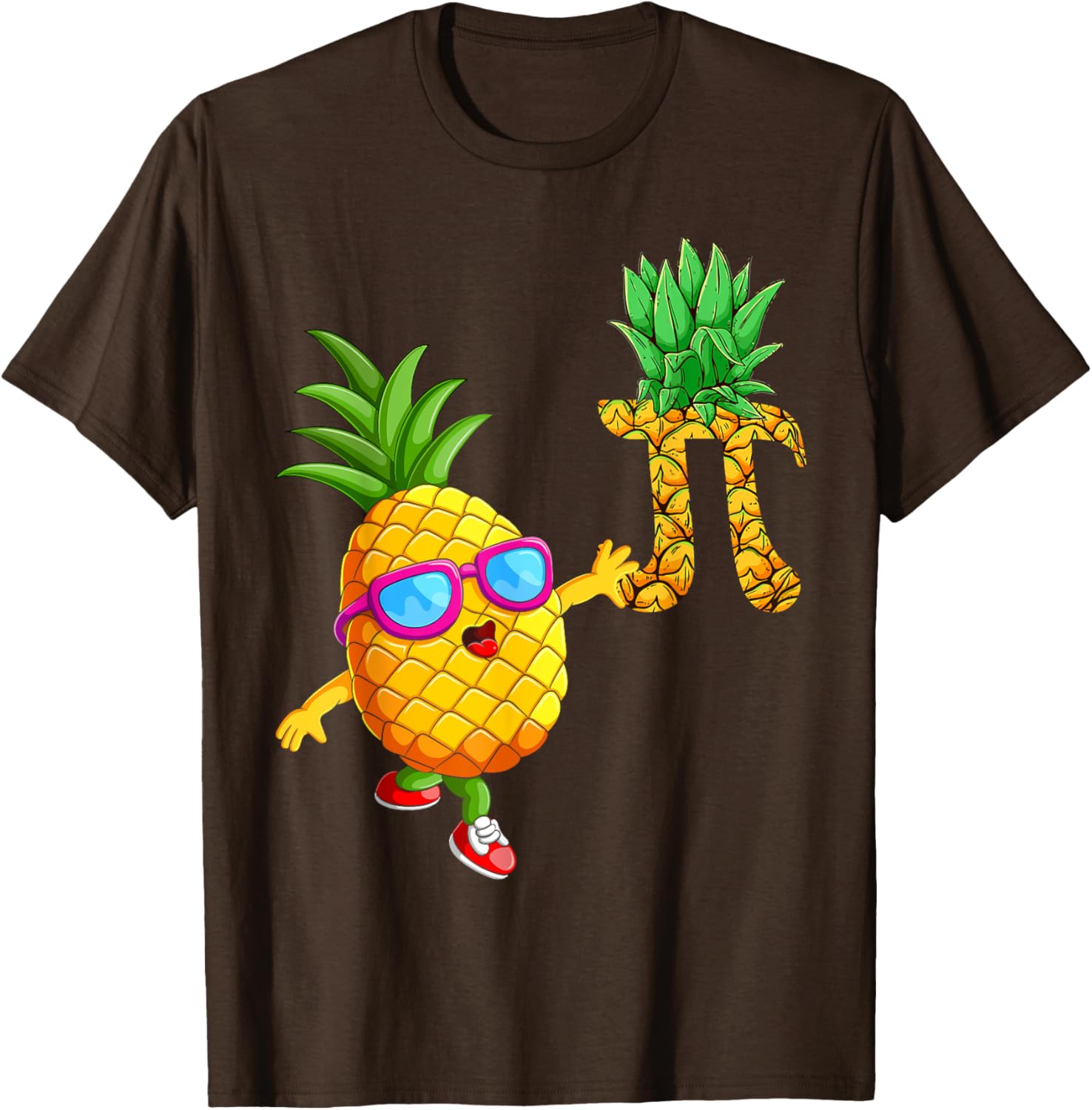 Pineapple Pi Day T-Shirt for Math Lovers and Foodies Fun Design - 4