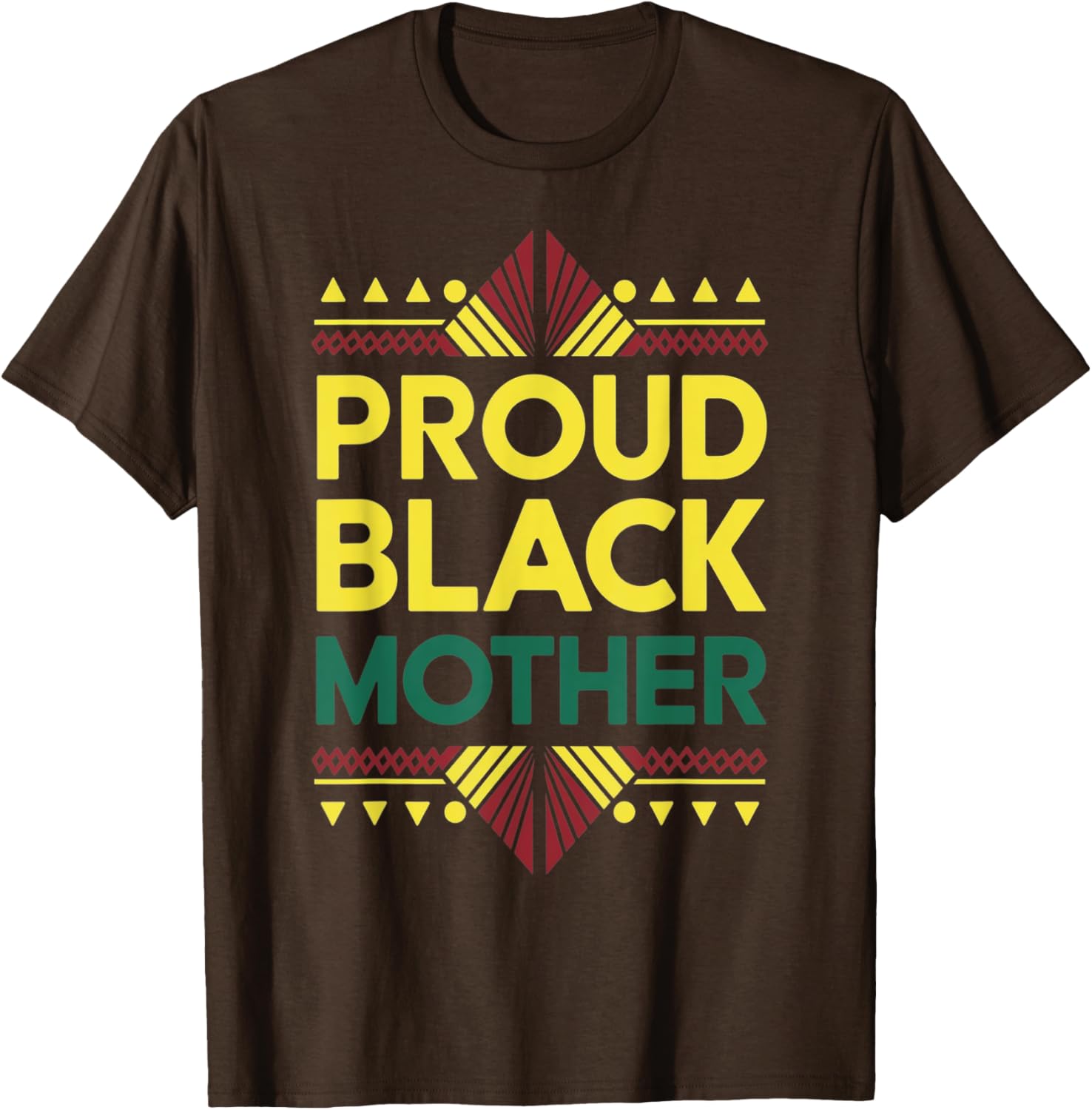 Proud Black Mother Afro Motivation T-Shirt for Black History Month - 5