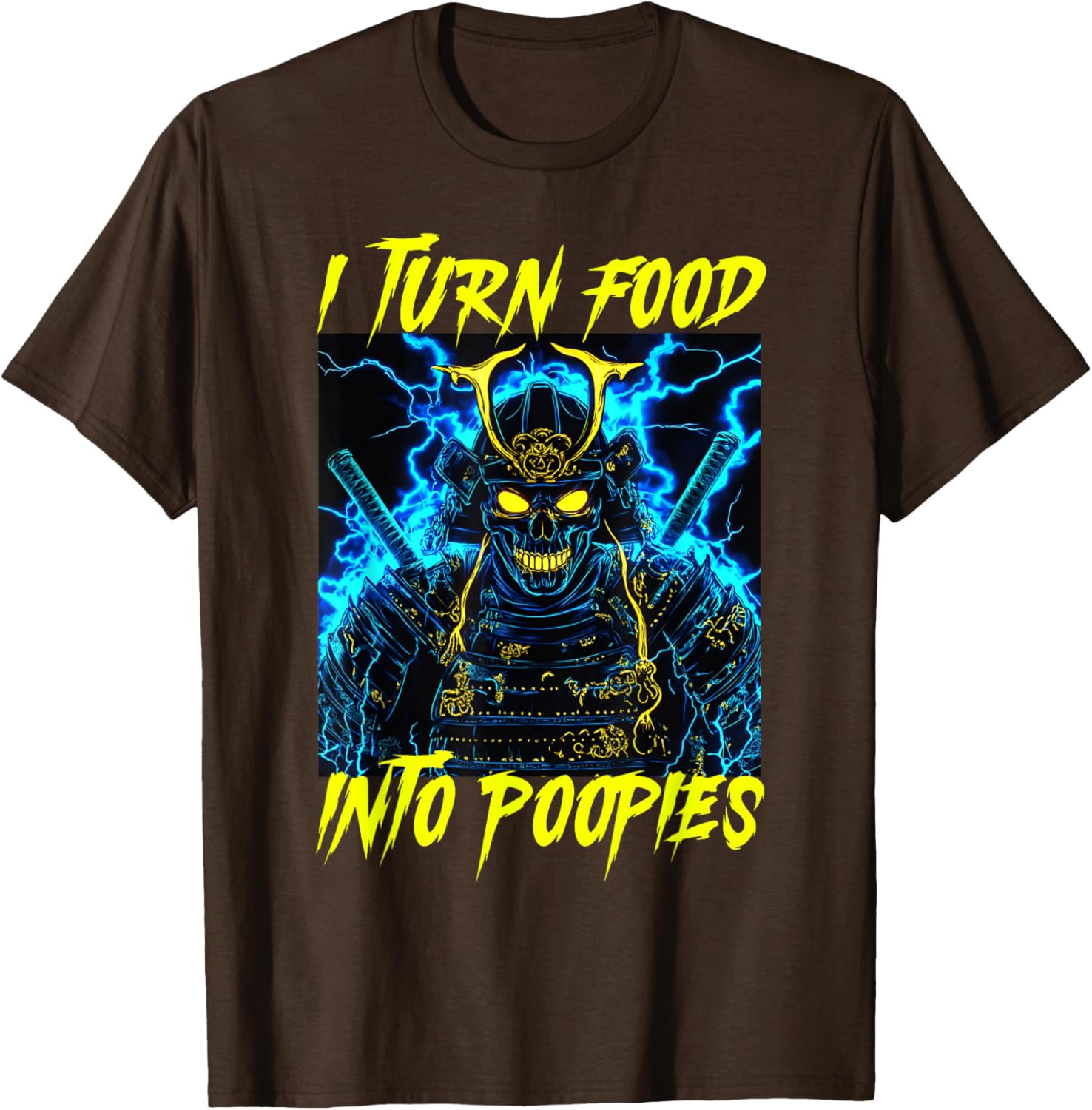 I Turn Food Into Poopies Fun T-Shirt for Food Lovers and Jokesters - 4