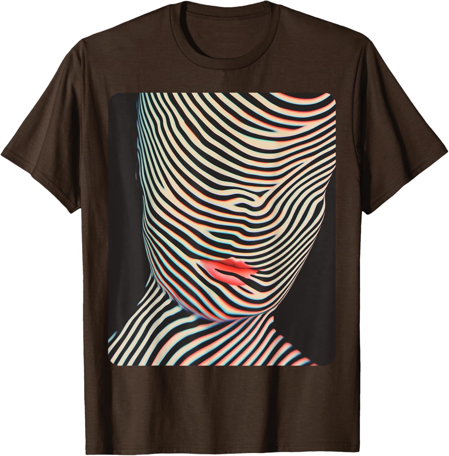 Chic Women's Abstract Designer T-Shirt for Stylish Fashion Lovers - 8