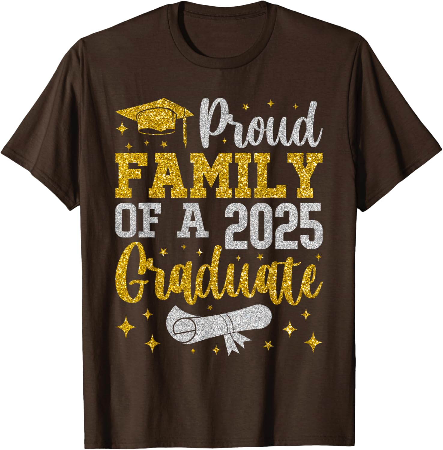 Proud Family of a 2025 Graduate Senior Graduation T-Shirt for Celebrations - 10