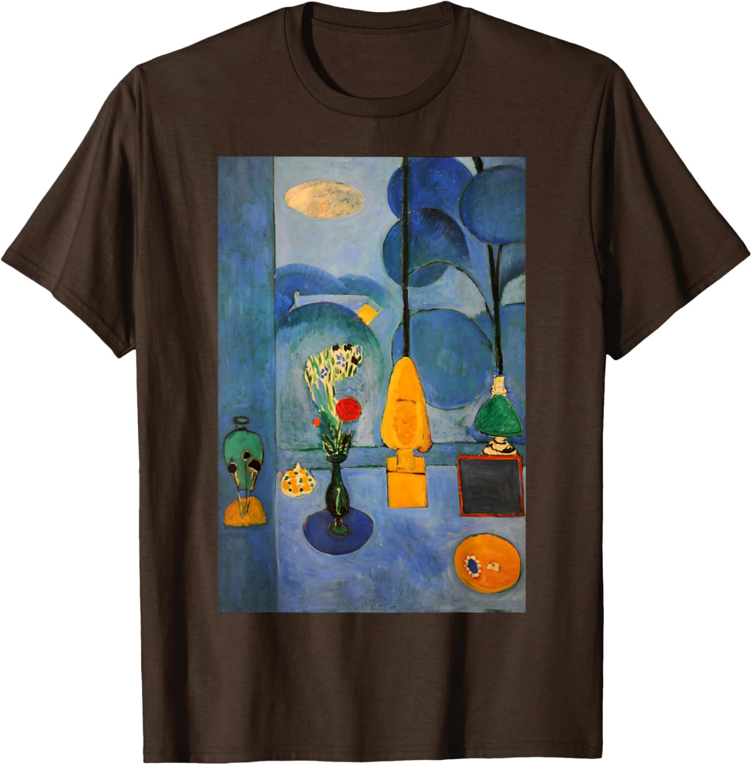 Matisse Blue Window T-Shirt – Stylish Art-Inspired Clothing for All - 14