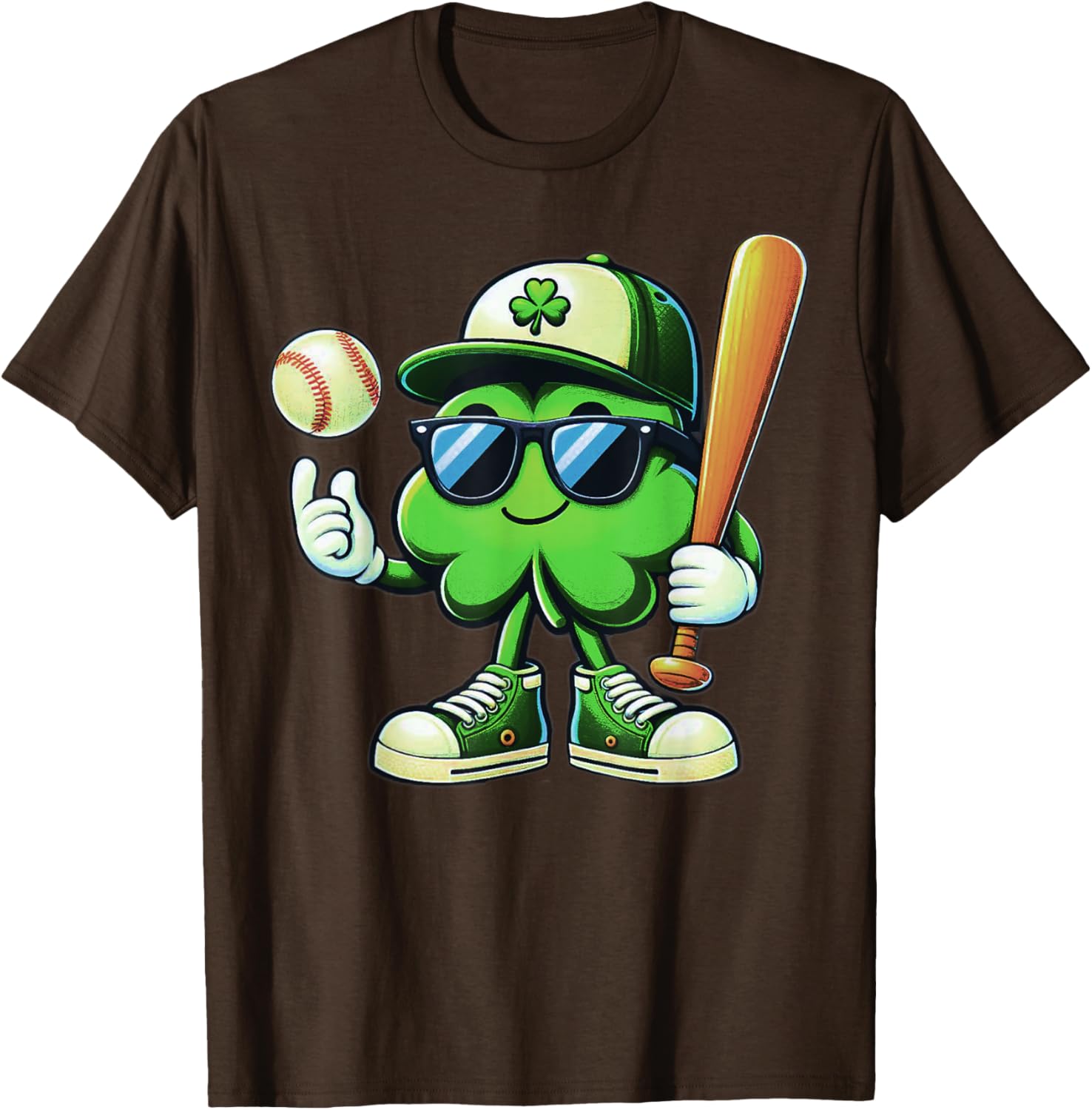 Funny Shamrock Baseball Shirts for Boys Kids St Patricks Day T-Shirt - 27