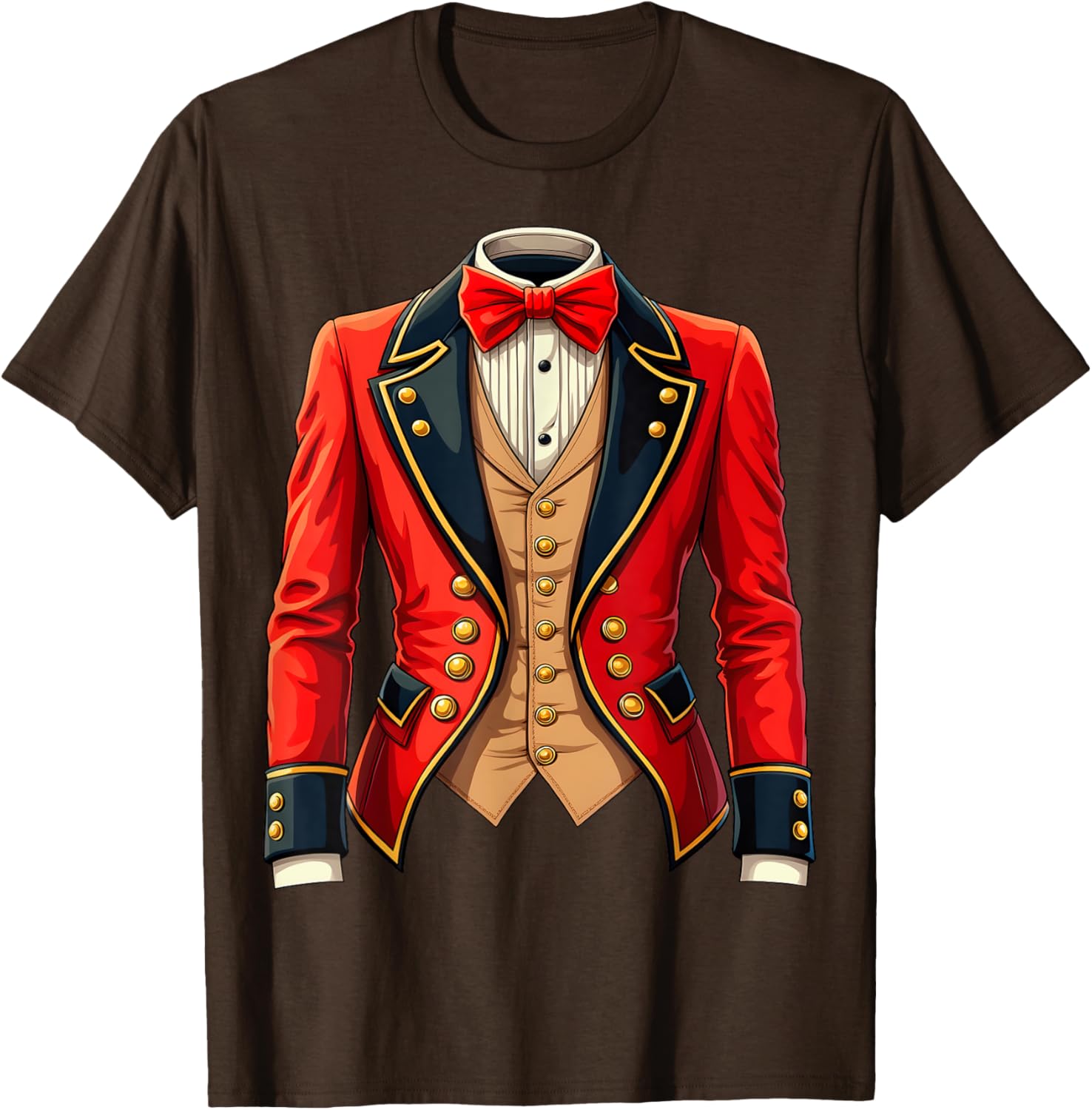 Ringmaster Costume Jacket for Circus Performers - Fun T-Shirt Design - 26