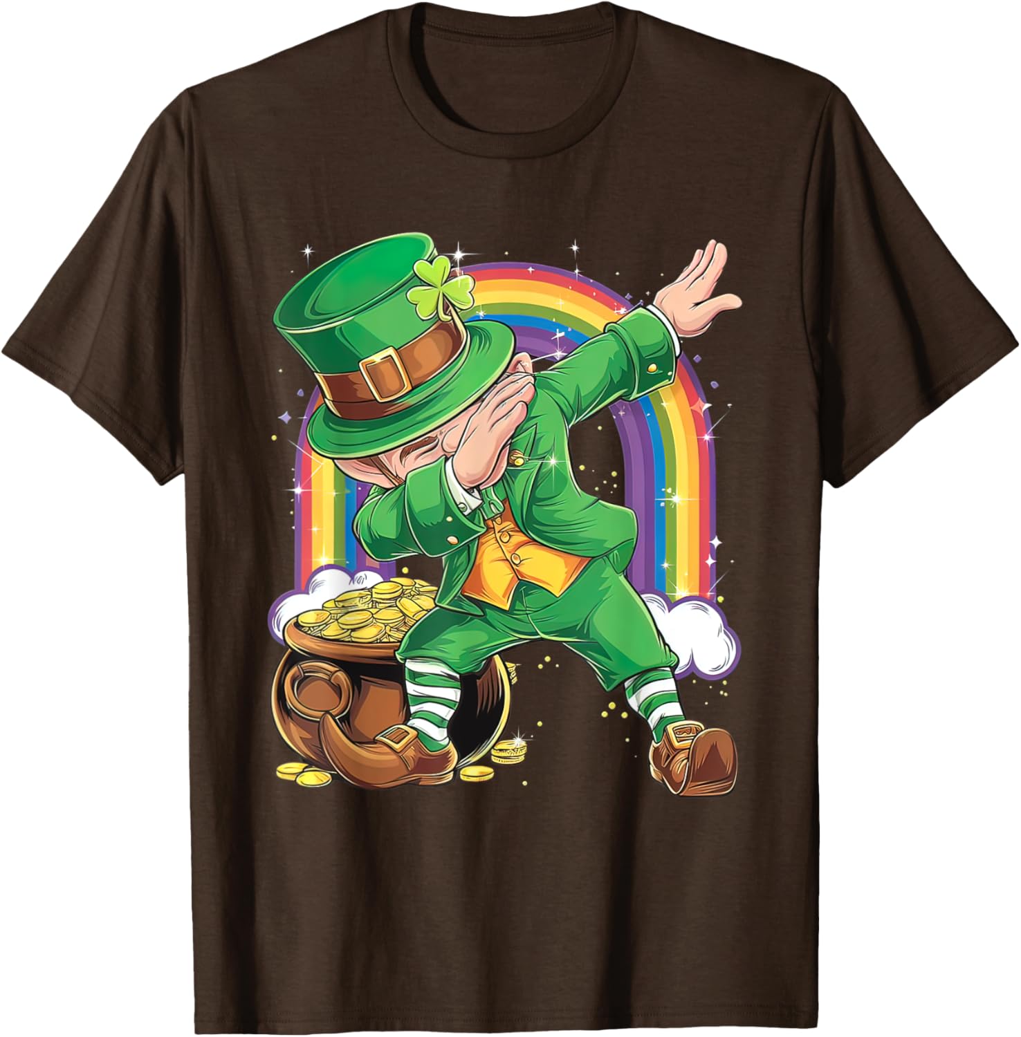 St Patricks Day Dabbing Leprechaun T-Shirt for Men, Women, Kids - 22