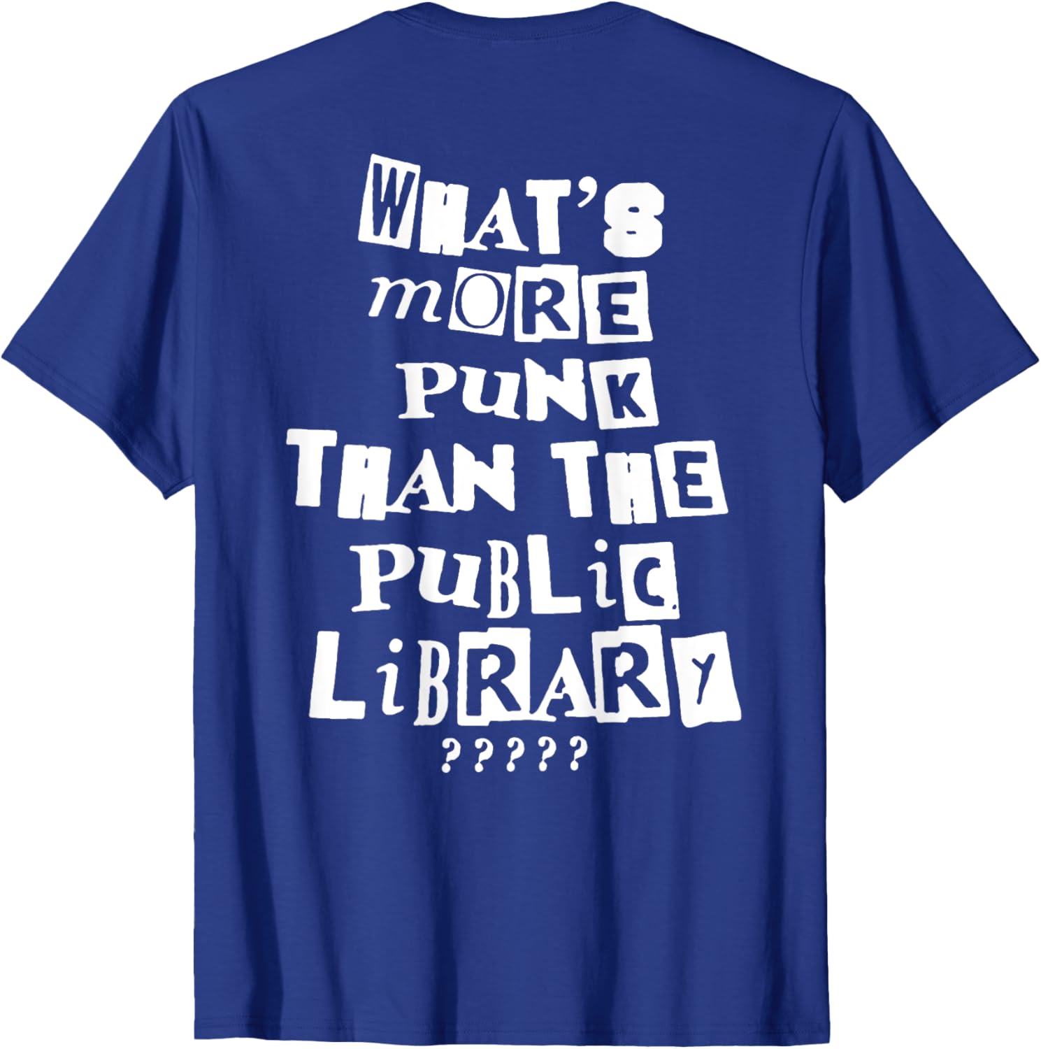 Punk Library T-Shirt for Book Lovers - Trendy and Unique Fashion Tee - 3