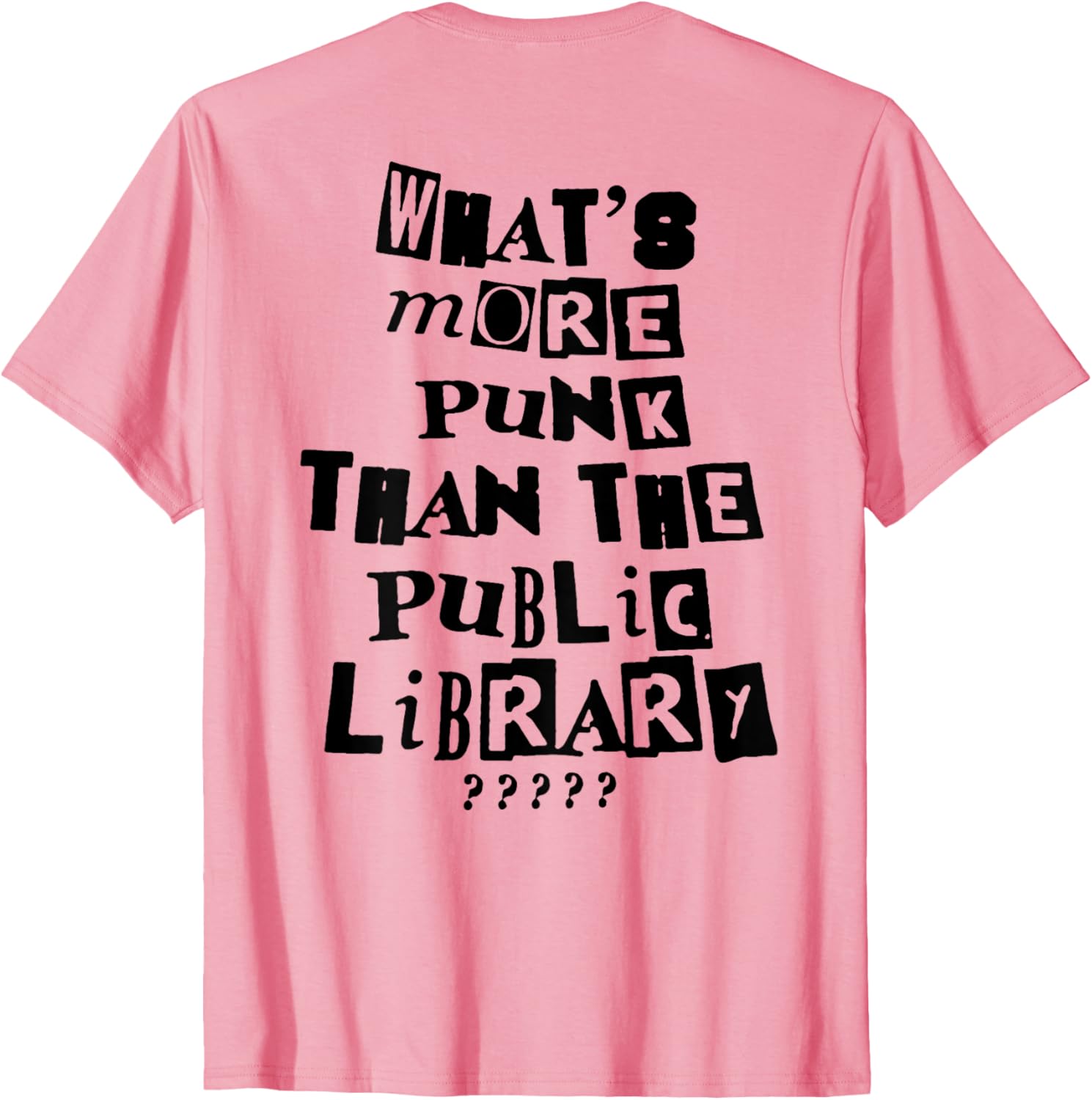 Punk Library T-Shirt for Book Lovers | Unique Graphic Tee Design - 6