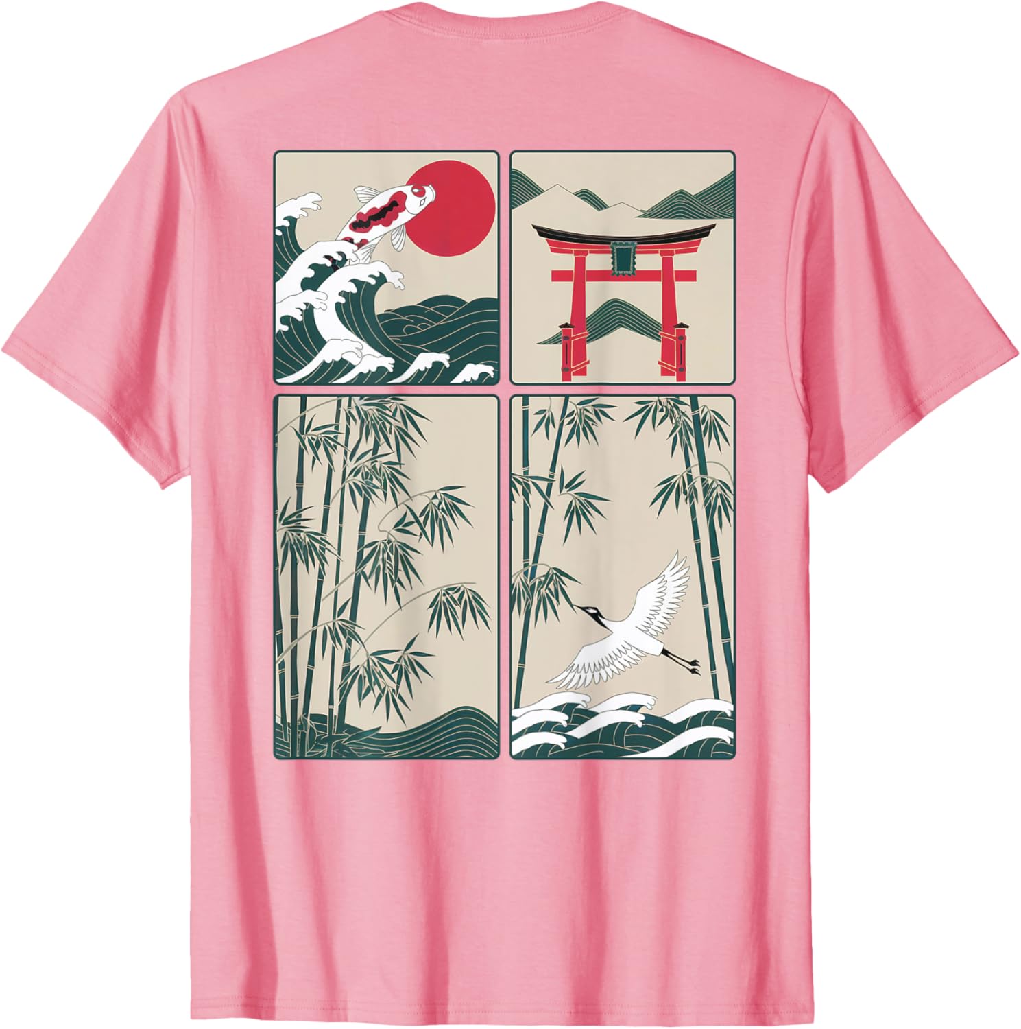 Japanese Koi Fish Great Wave Kanagawa T-Shirt for Stylish Aquatic Lovers - 1
