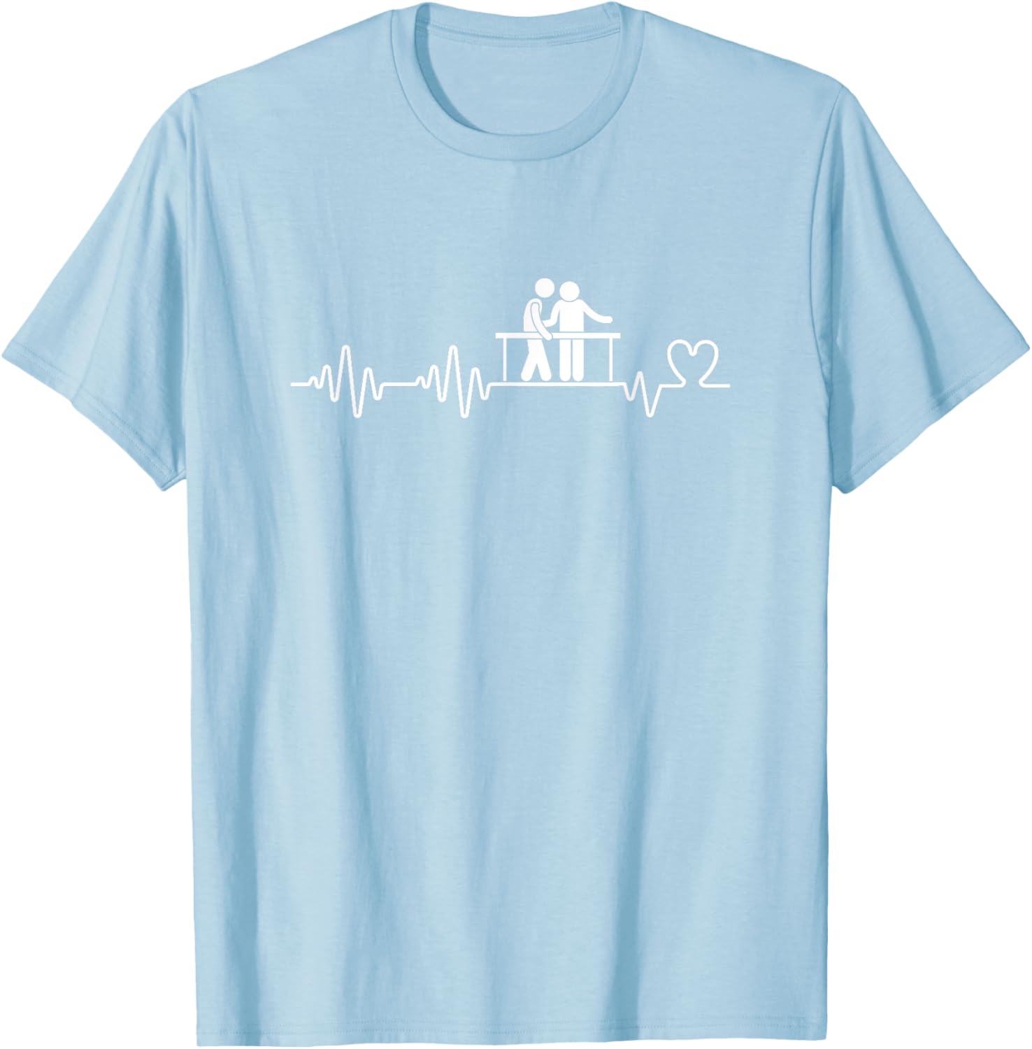 Funny Physical Therapist Heartbeat Man T-Shirt for Therapy Lovers - 17