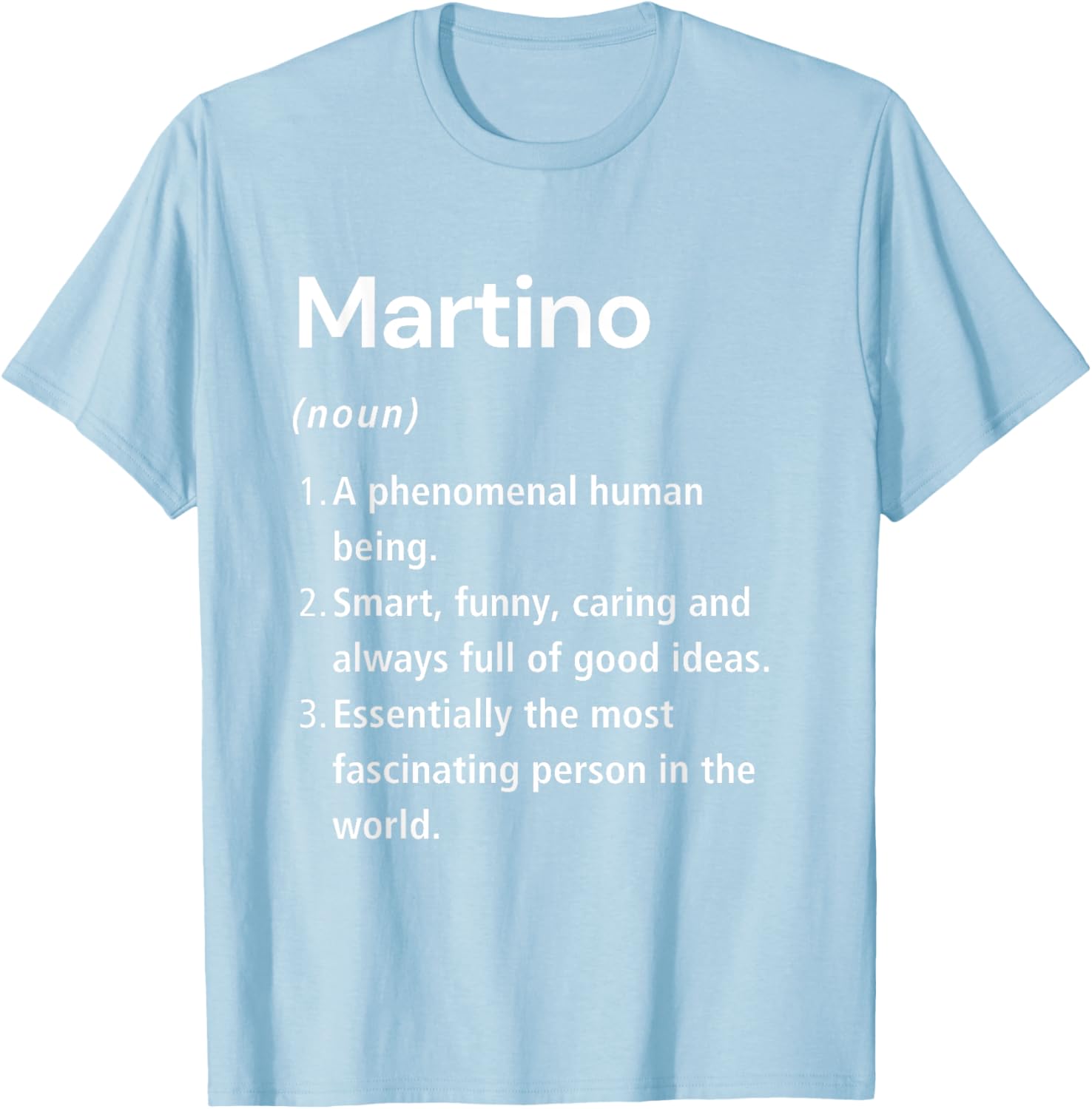 Funny Martino Name Definition T-Shirt for Unique Style and Humor - 4