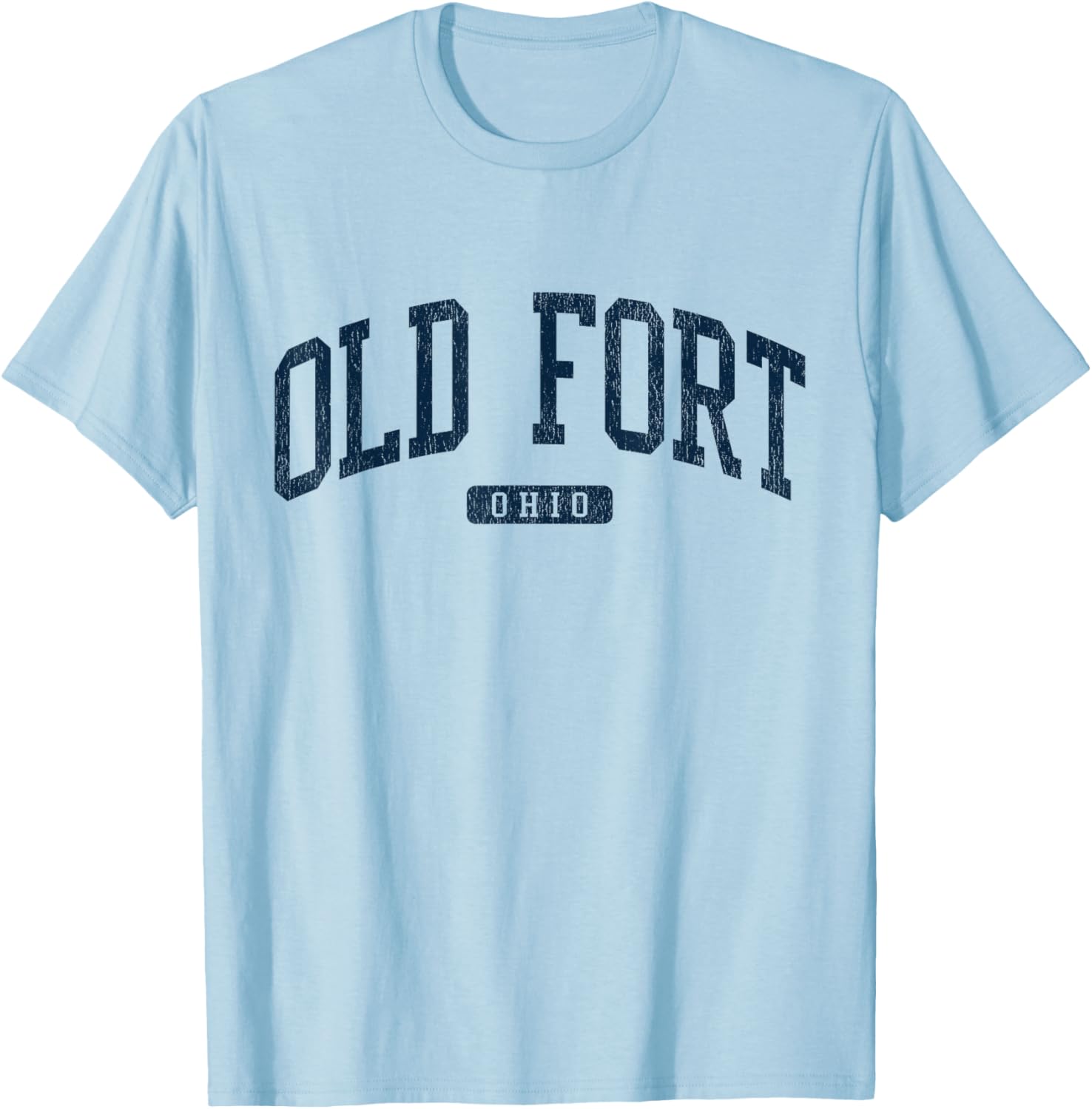 Old Fort Ohio College Style Blue T-Shirt for Comfort and Style - 3