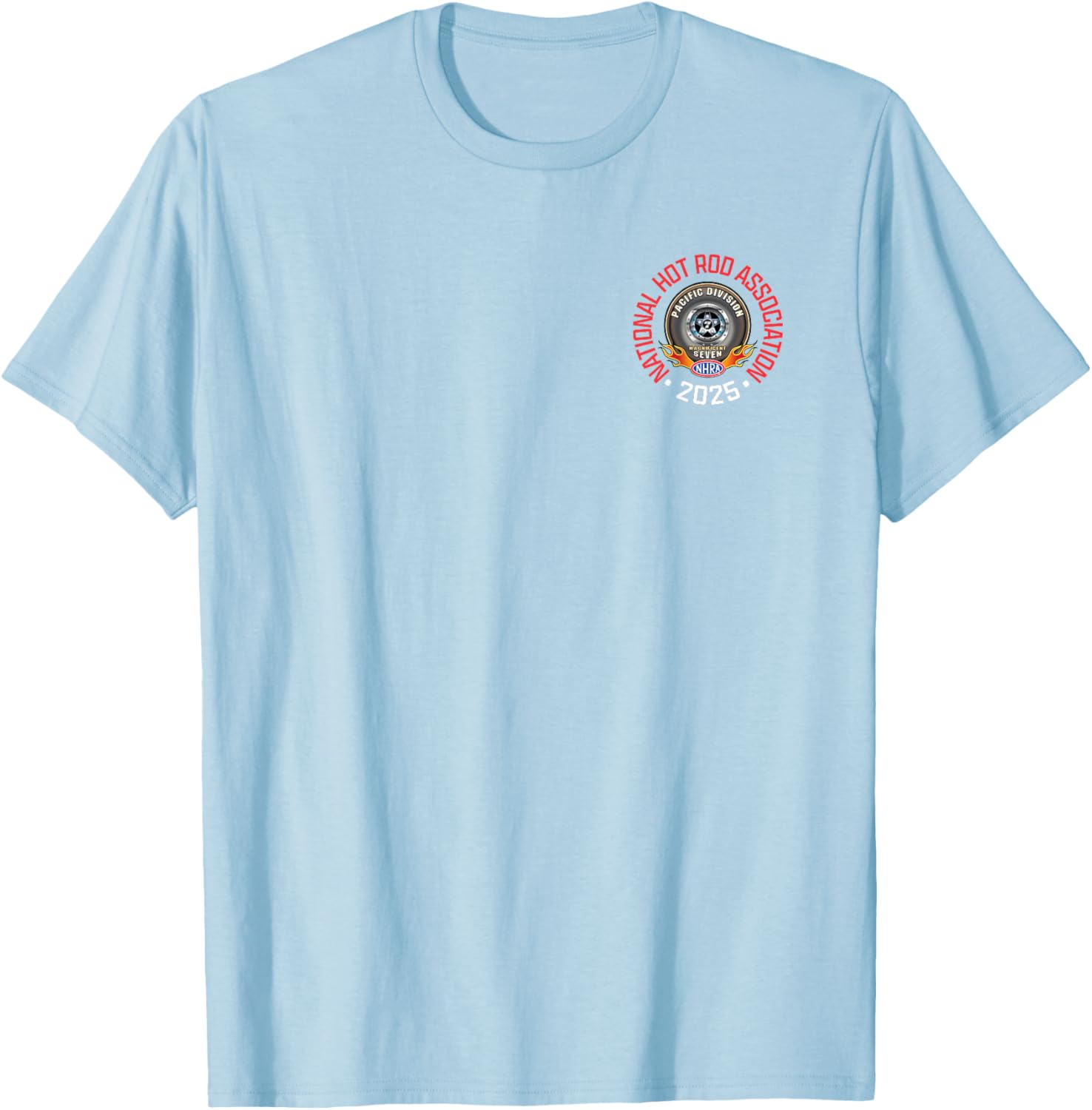 NHRA Pacific Division Circle Logo T-Shirt for Racing Fans and Enthusiasts - 22