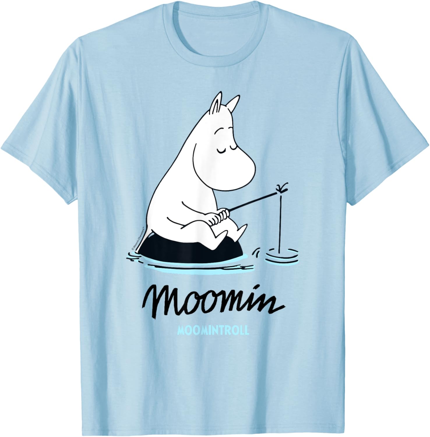 Moomin Moomintroll Fishing T-Shirt for Fun Adventure Lovers - 5