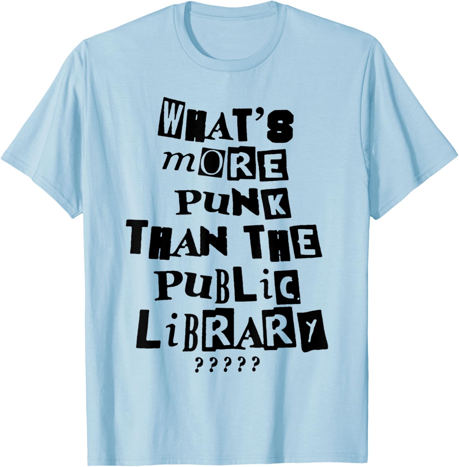 Punk Library Inspiration T-Shirt Stylish Casual Wear for Book Lovers - 5