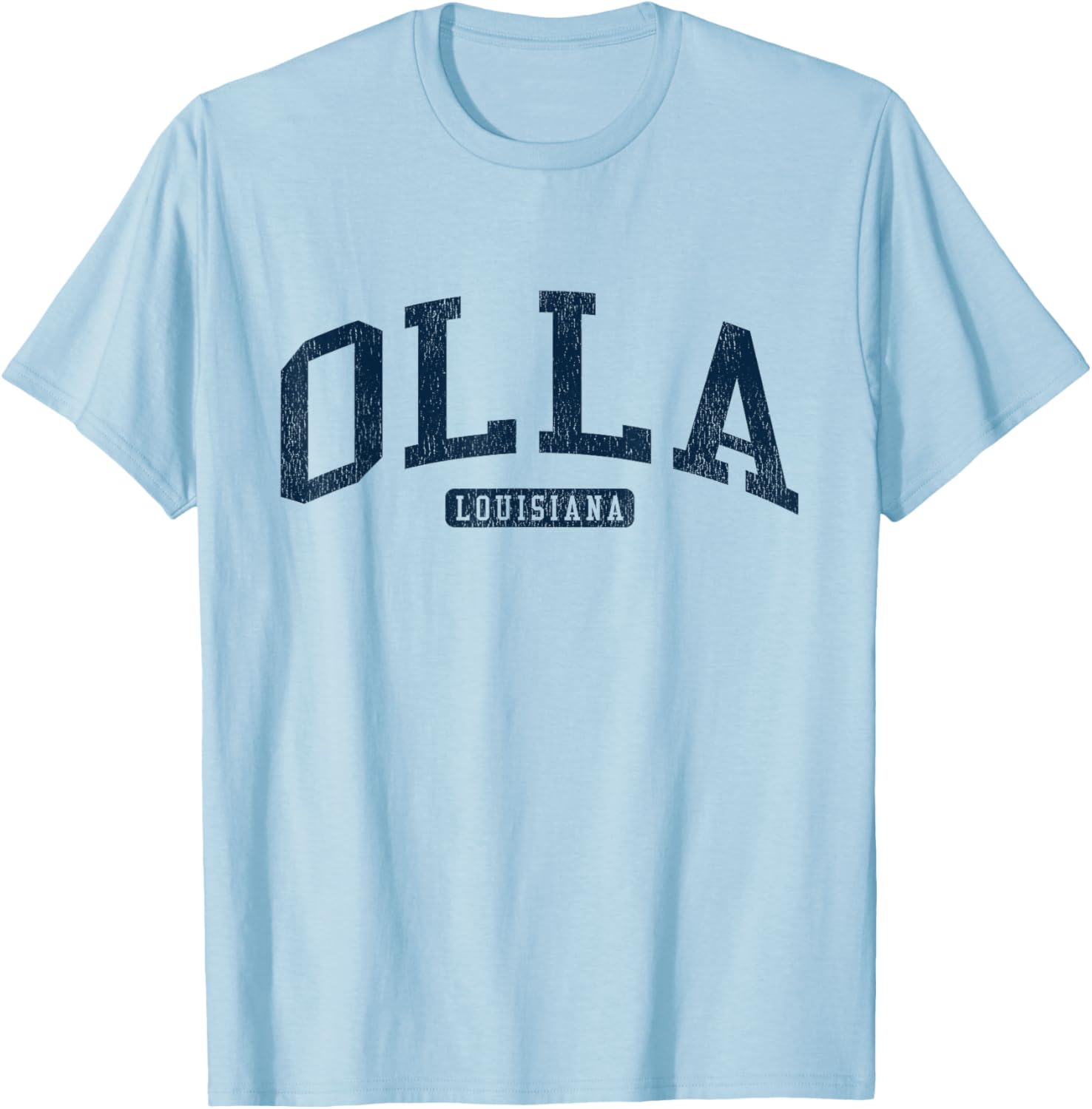 Olla Louisiana College Blue T-Shirt for Stylish University Students - 17