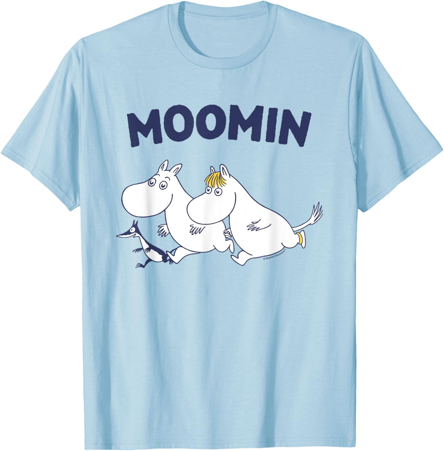 Moomin Moomintroll and Snorkmaiden Running T-Shirt for Fun Adventures - 5