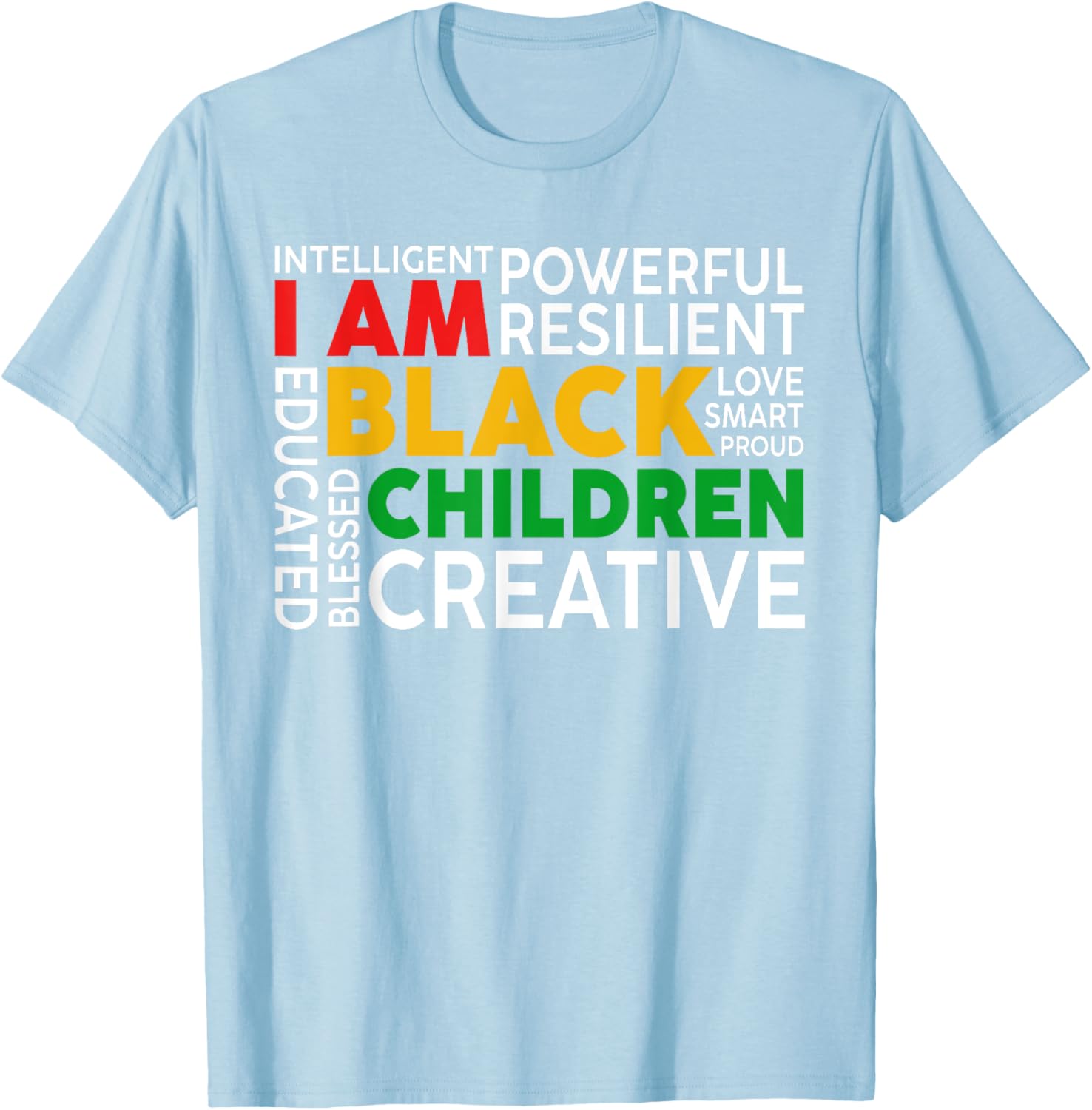 I Am Black Kids T-Shirt for Boys and Girls - Celebrate Black History Month - 25