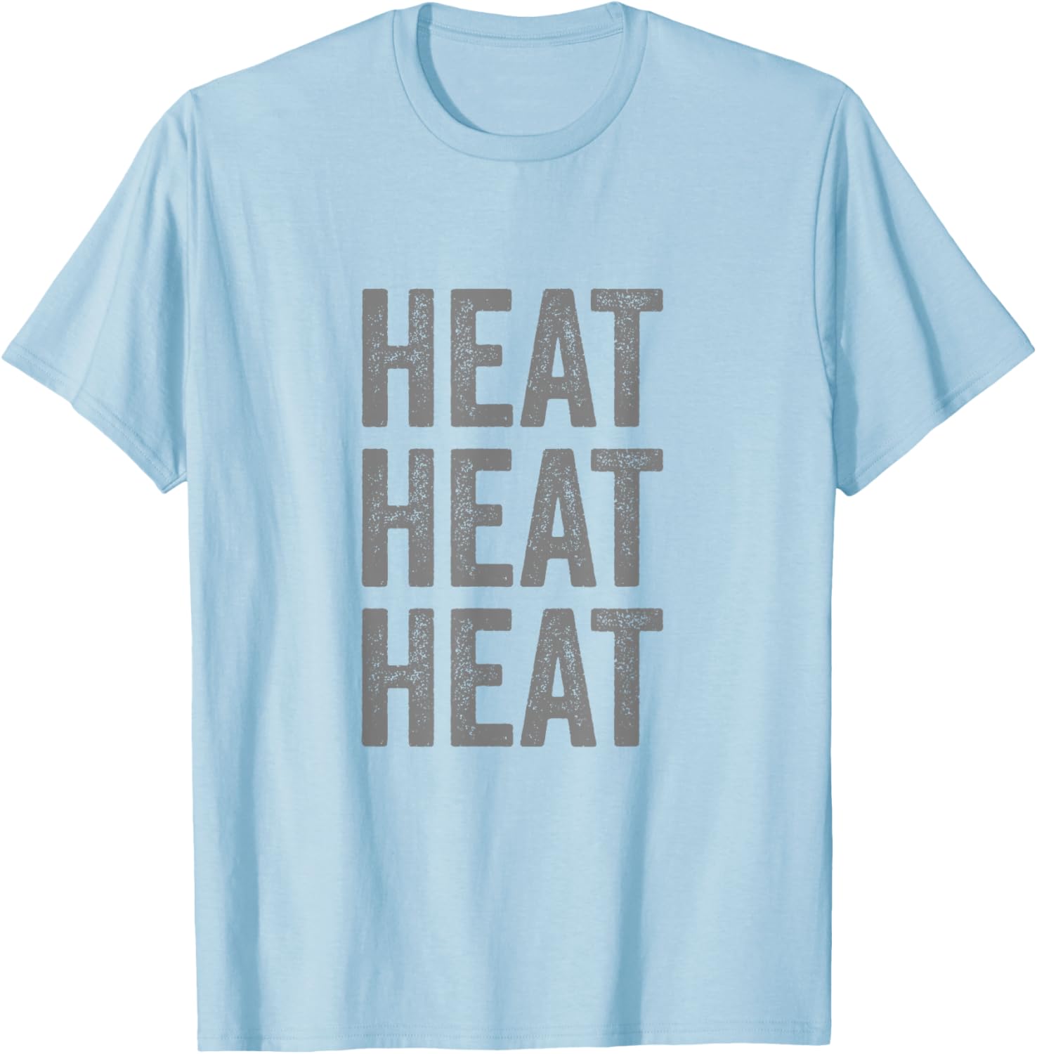 Stylish HEAT Distressed Design T-Shirt for Casual Cool Vibes - 12