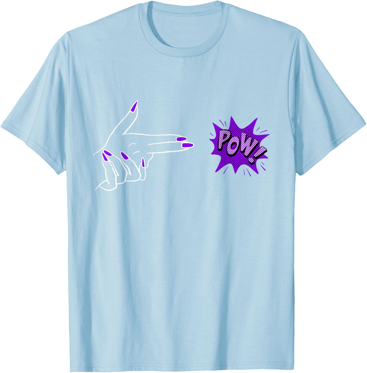 Purple Boy Bye Graphic T-Shirt for Trendy Casual Style and Comfort - 1