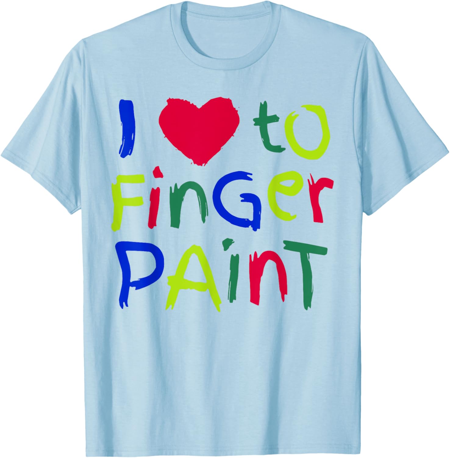 I Love To Finger Paint Couples Valentine T-Shirt for Creative Lovebirds - 5