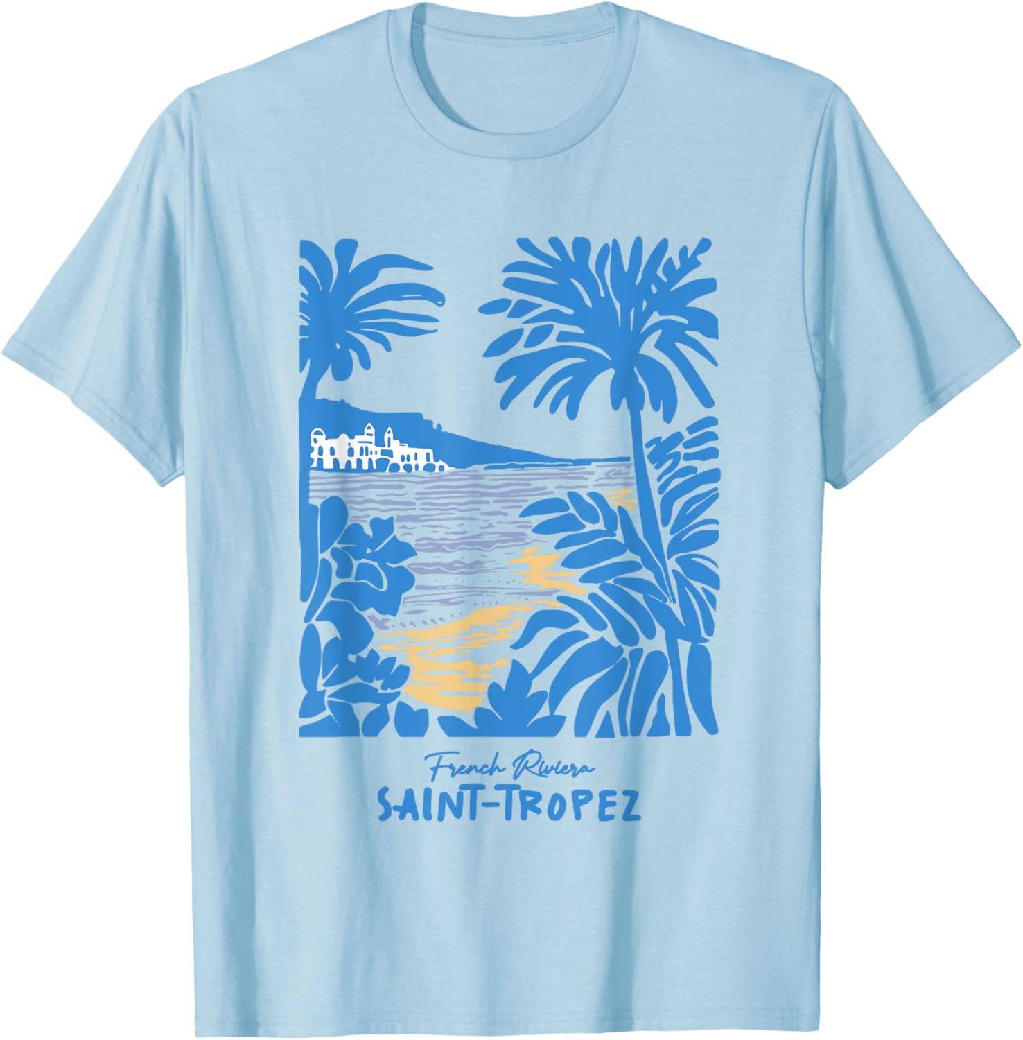 Saint Tropez French Riviera Vacation T-Shirt for Trendy Style Lovers - 20