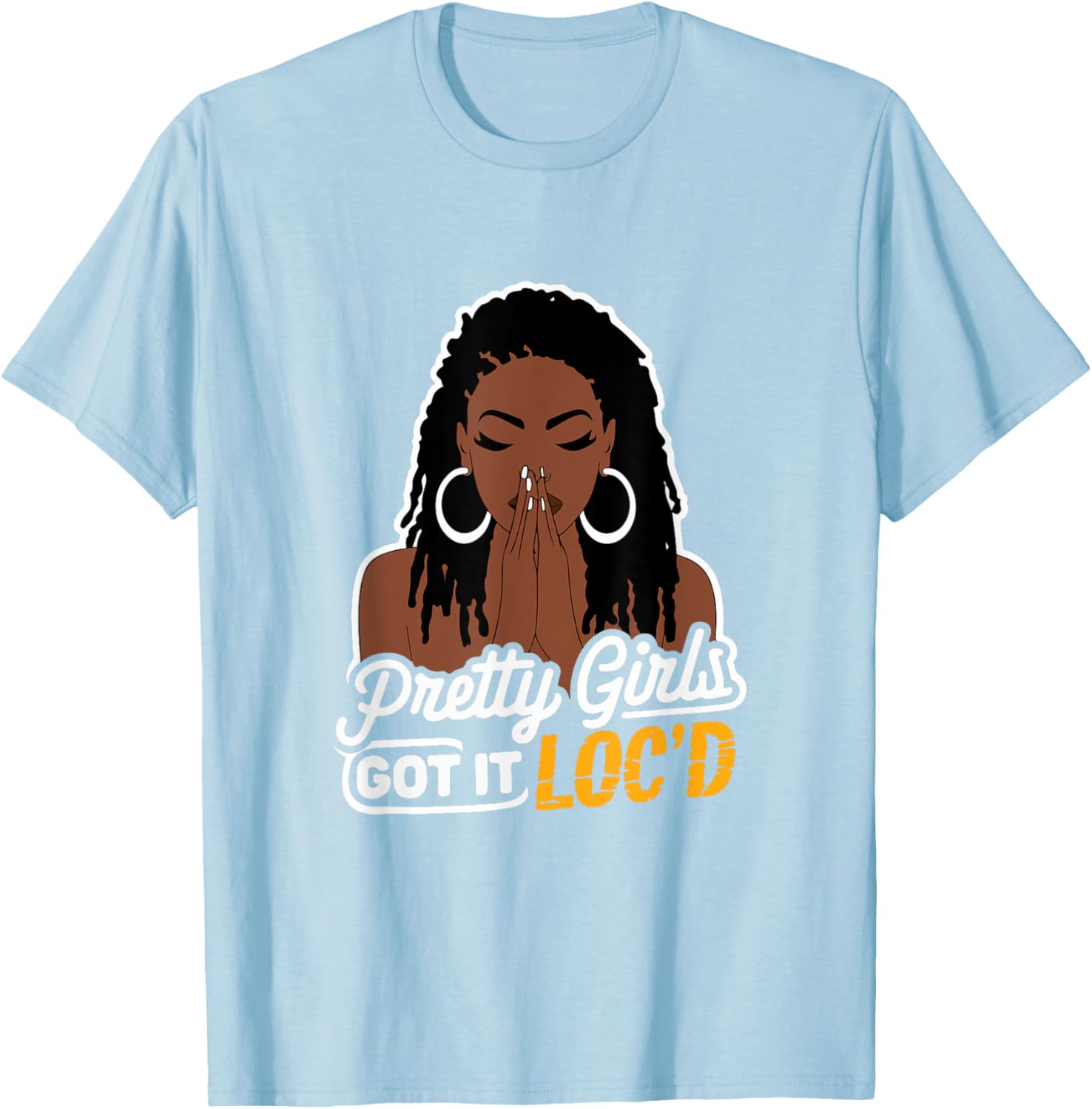 Pretty Girls Got It Loc'd T-Shirt for Melanin Women with Dreadlocks - 2