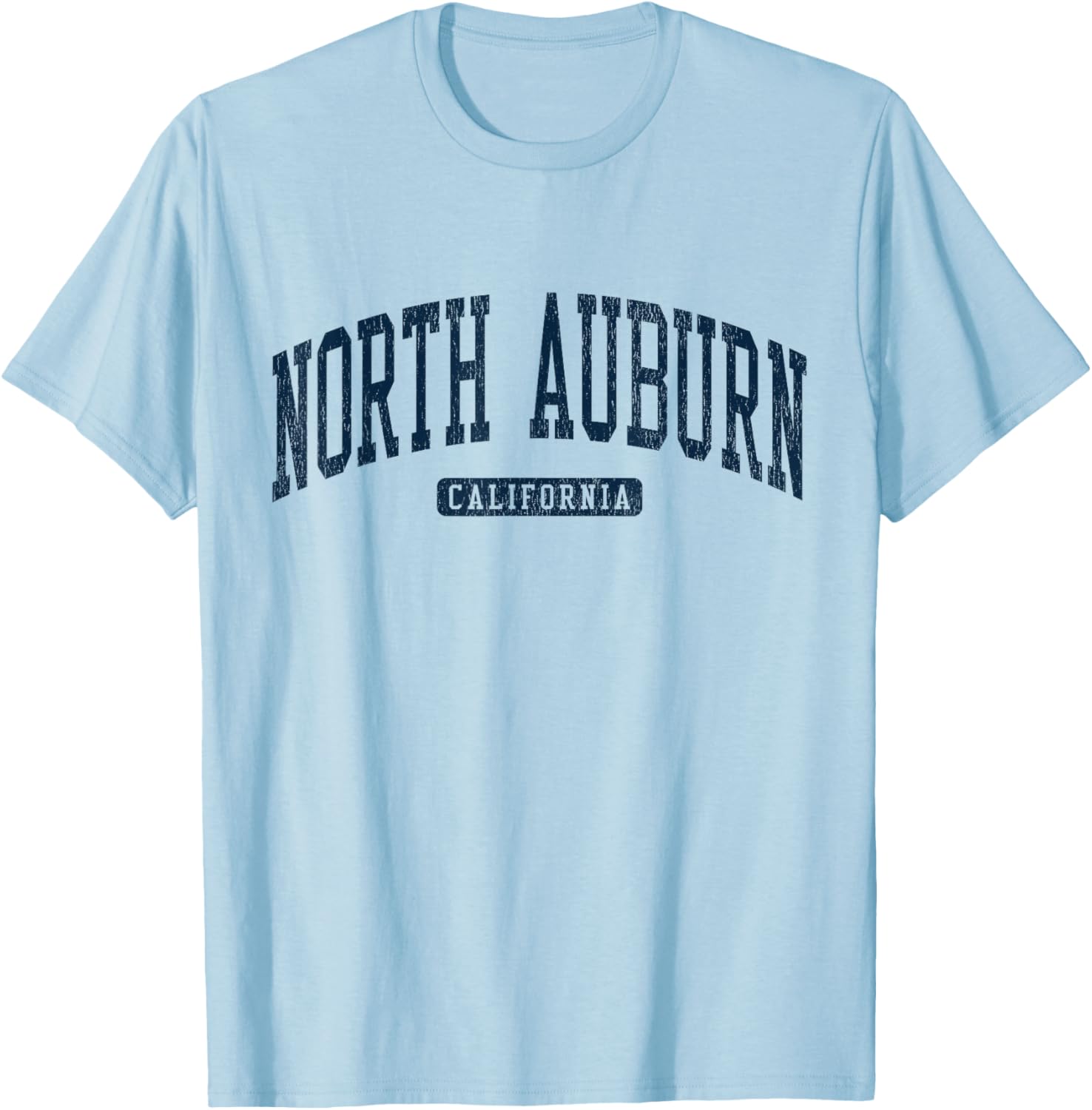 North Auburn California College University Style Blue T-Shirt for Fans - 3