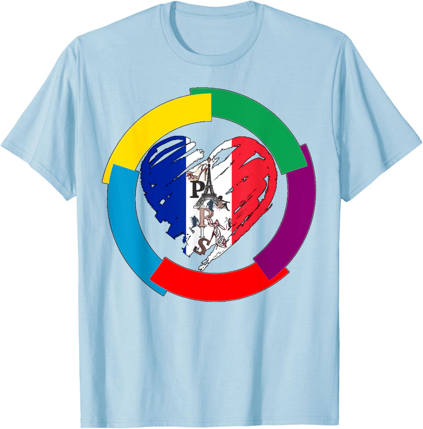 Celebrate French Language Day with Heart T-Shirt for La Francophonie - 11