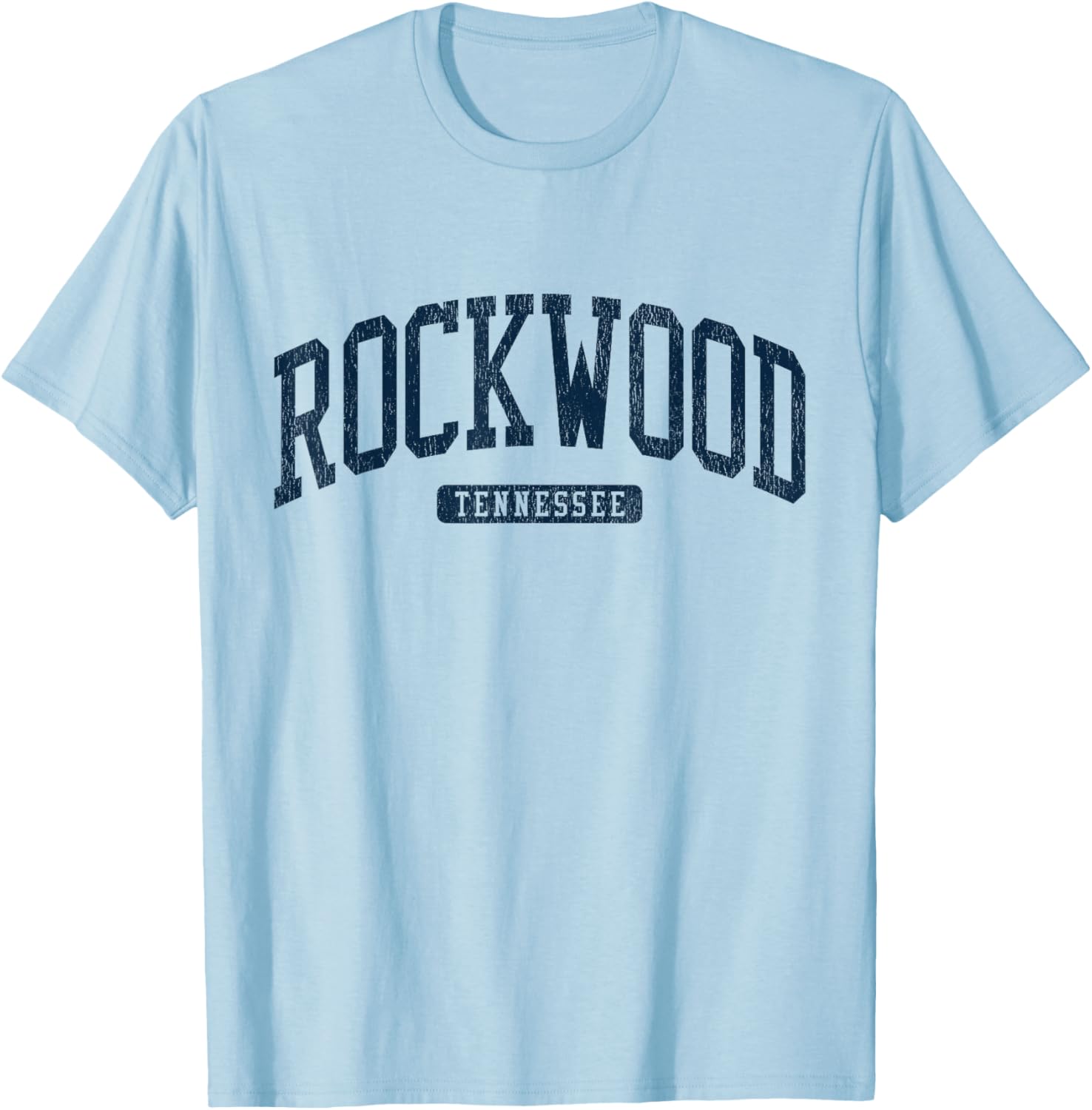 Rockwood Tennessee College University Blue T-Shirt for Casual Style - 2