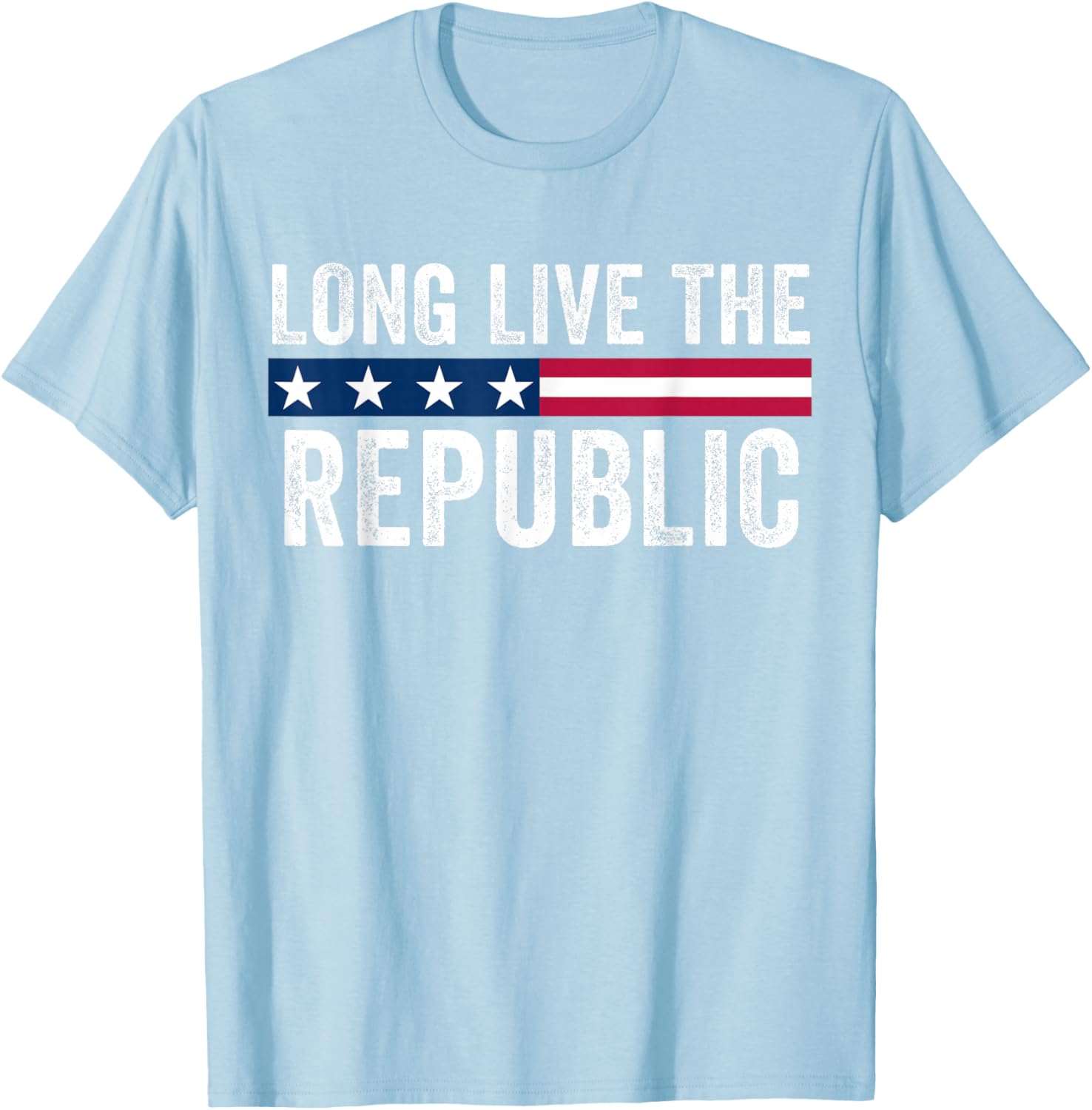 Long Live the Republic American Flag T-Shirt for Patriotic Style - 19