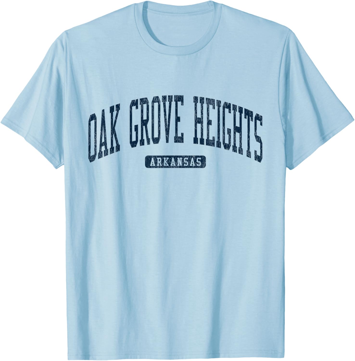 Oak Grove Heights Arkansas College Blue T-Shirt for Students and Fans - 2
