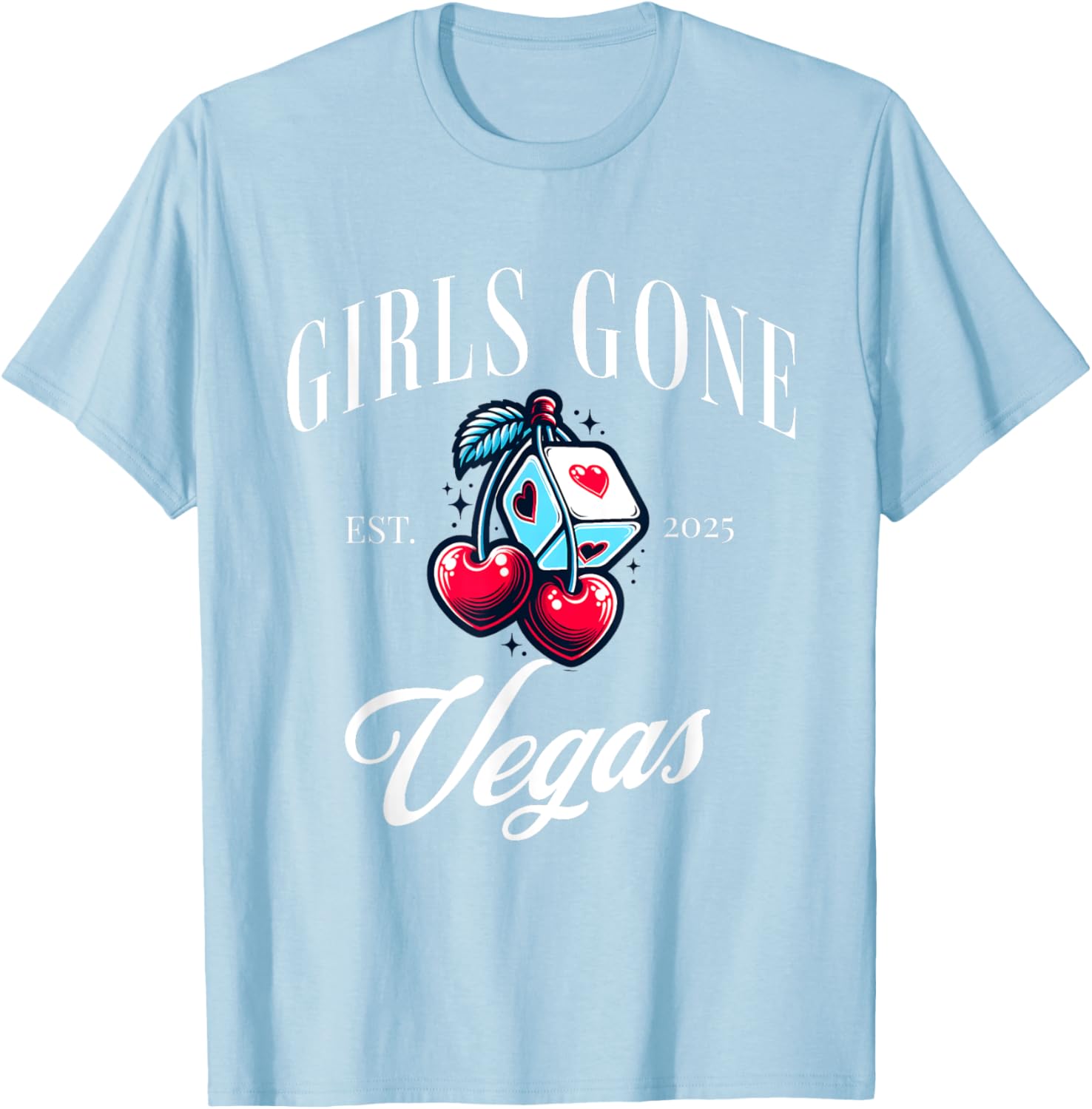 Girls Gone Vegas 2025 Bachelorette Party T-Shirt for Fun Trips - 8