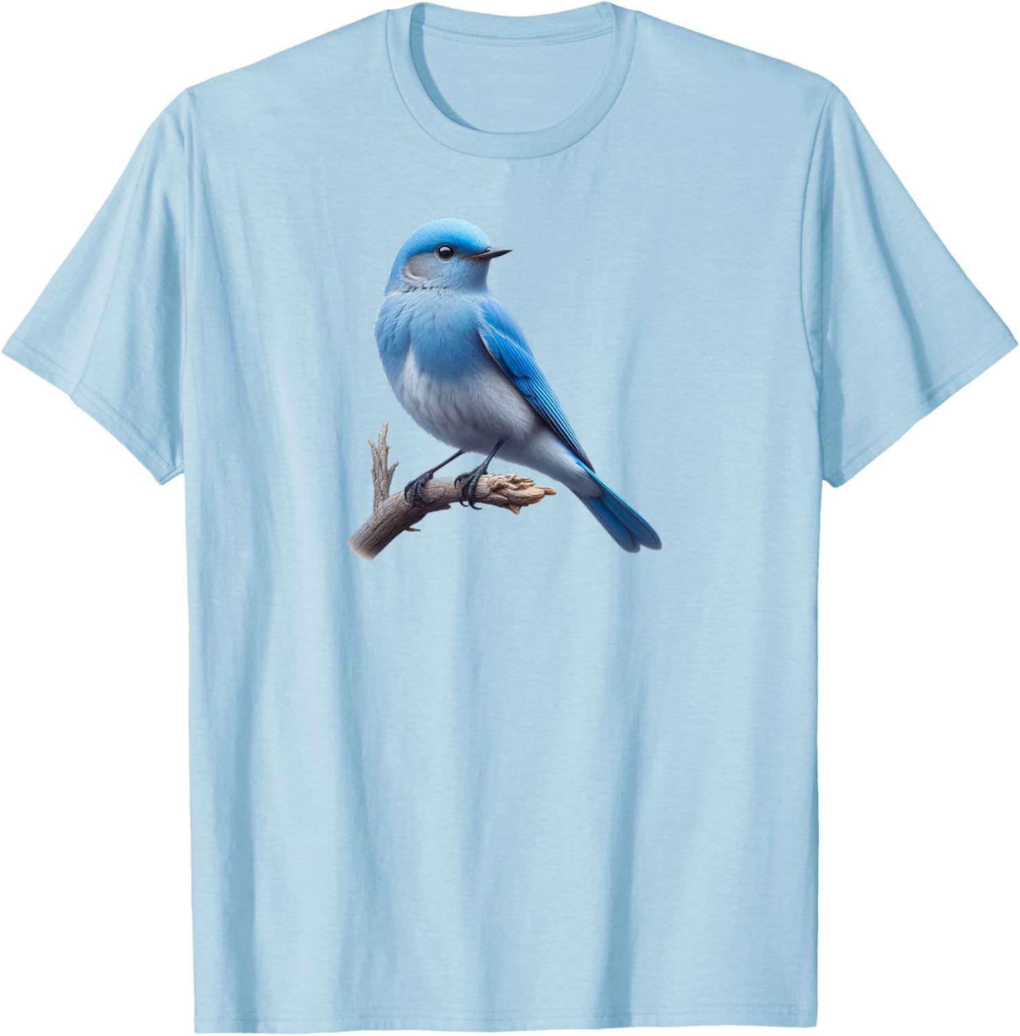 Mountain Bluebird T-Shirt - Stylish Bird Series Apparel for Nature Lovers - 6